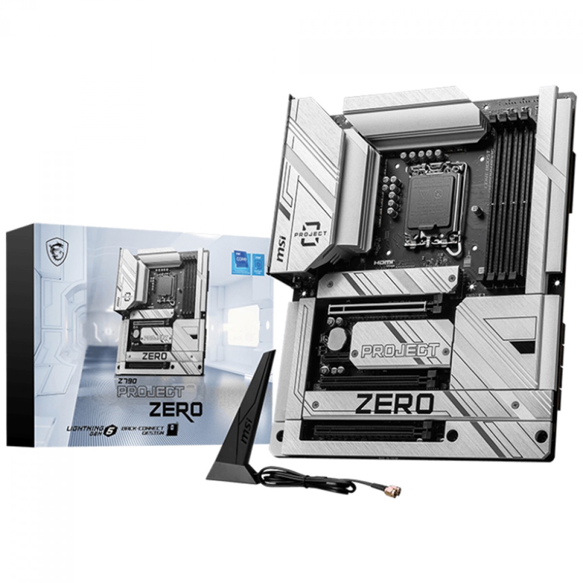 Placa Mãe MSI Z790 Project Zero, Chipset Z790, WIFI, Intel LGA 1700, ATX, DDR5