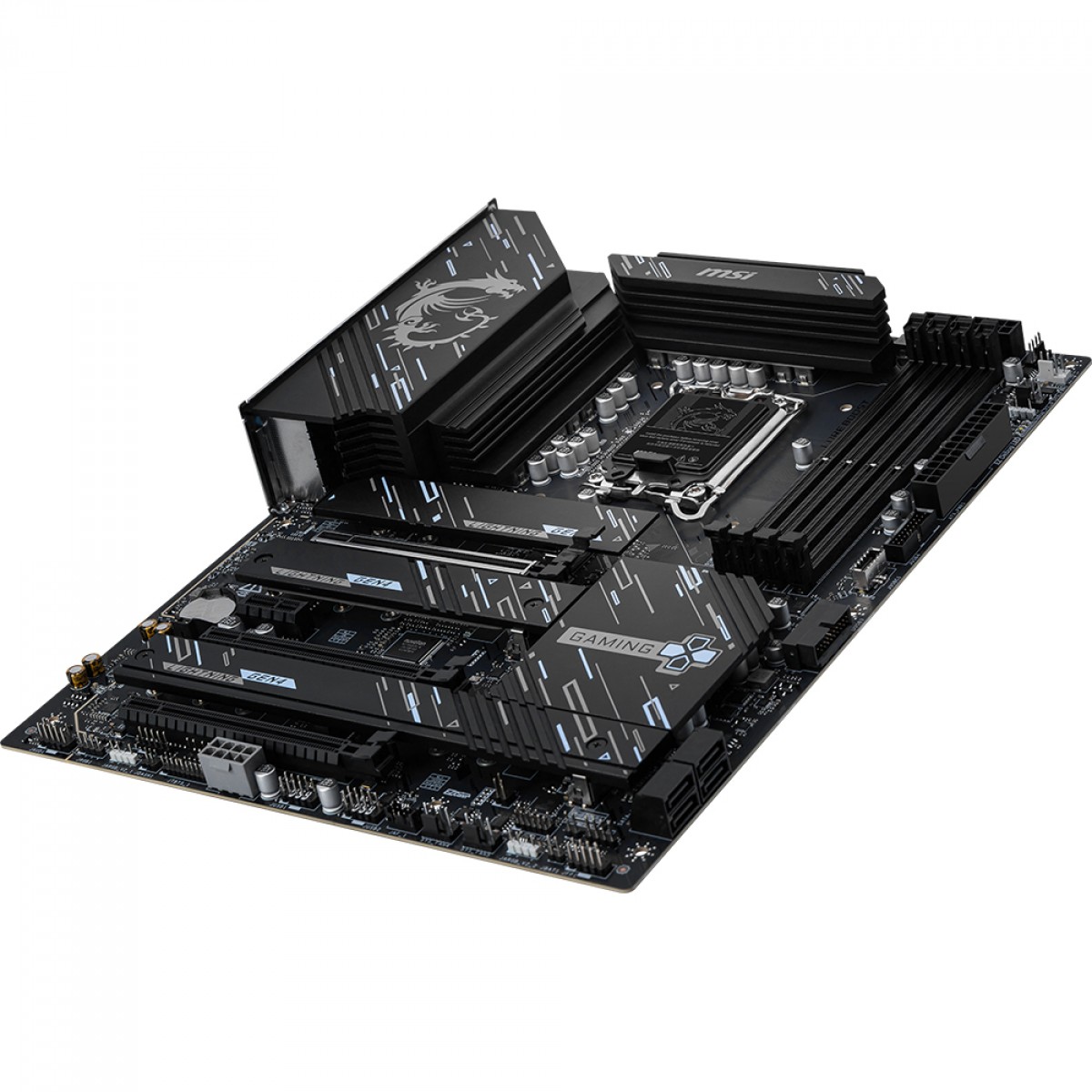 Placa Mãe MSI Z890 Gaming Plus WIFI, Chipset Z890, Intel LGA 1851, ATX, DDR5, 911-7E34-002