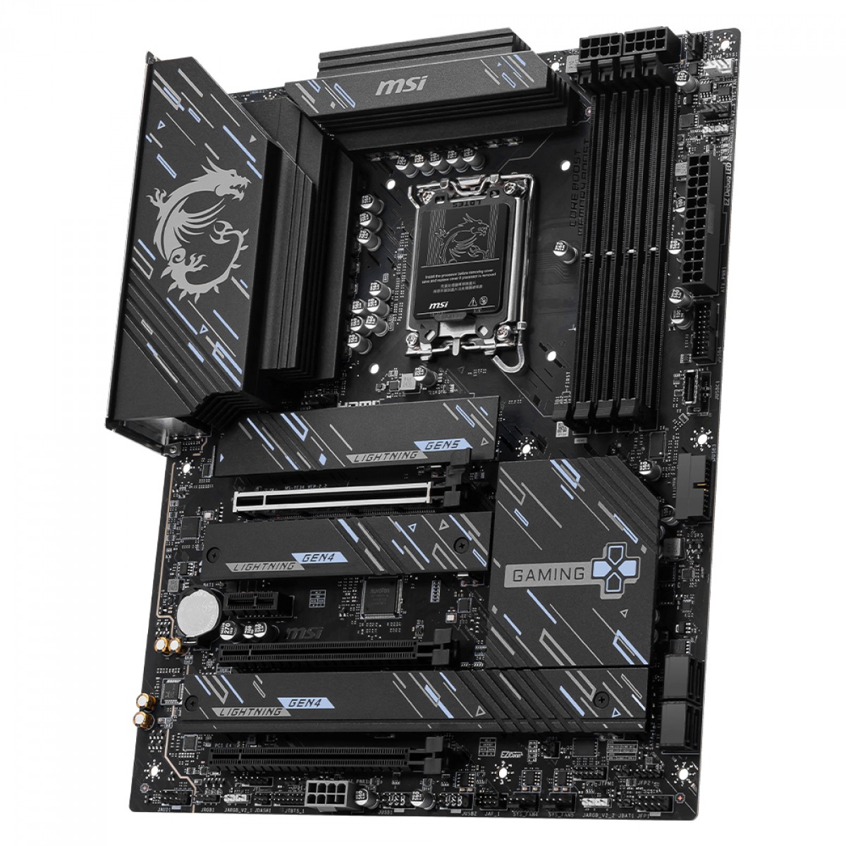 Placa Mãe MSI Z890 Gaming Plus WIFI, Chipset Z890, Intel LGA 1851, ATX, DDR5, 911-7E34-002