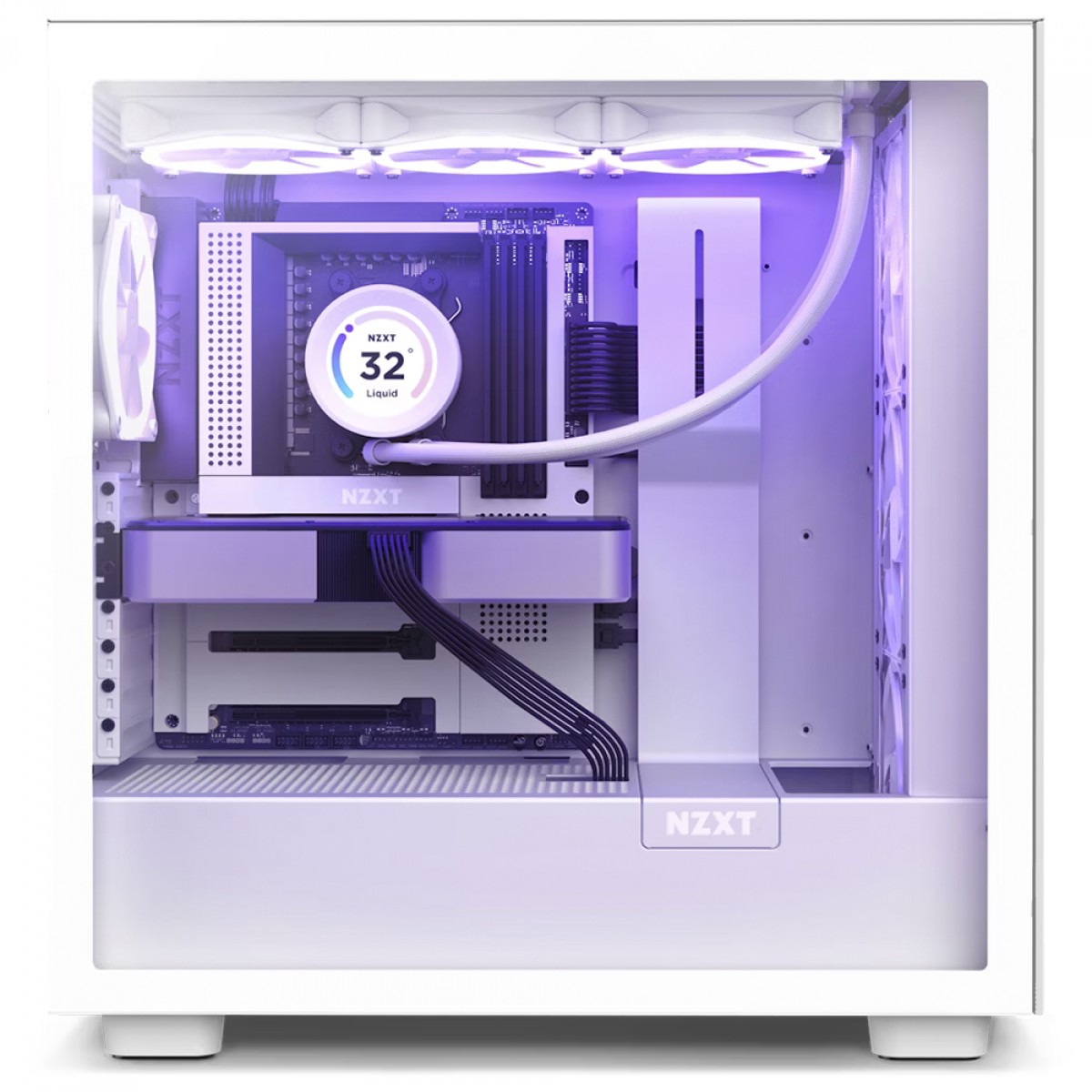 Placa Mãe NZXT N7 B650E White WIFI, Chipset B650E, ATX, AMD AM5, DDR5, Branco, N7-B65XT-W1