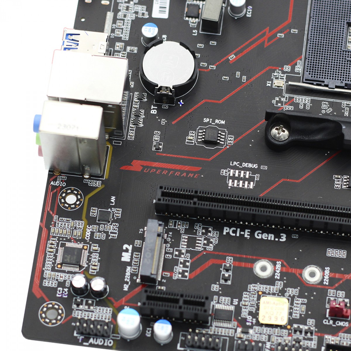 Placa Mãe SuperFrame A520M Gaming, Chipset A520, AMD, AM4, mATX, DDR4, SF-A520-GS