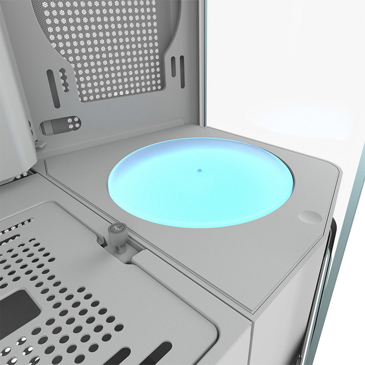 Plataforma Giratória Luminosa Para Gabinete Cougar FV270, Branco, 3858M60.0004