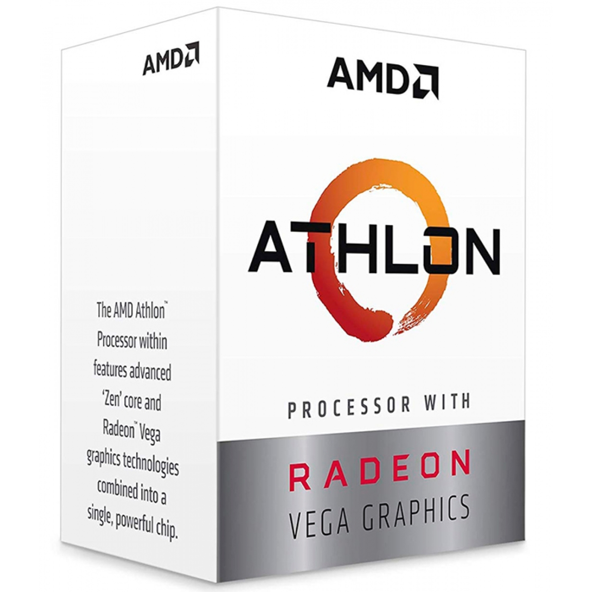 Processador AMD Athlon 220GE 3.4GHz, 2-Core 4-Thread, AM4, YD220GC6FBBOX IMP
