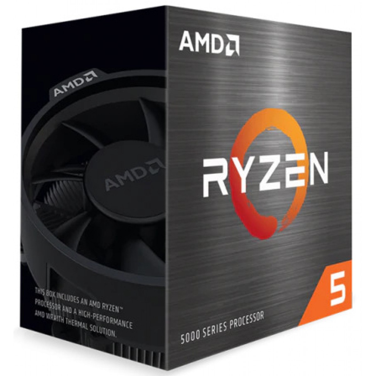 Processador AMD Ryzen 5 5600X, 3.7GHz (4.6GHz Turbo), 6-Cores 12-Threads, Cooler Wraith Stealth, AM4, 100-100000065BOX