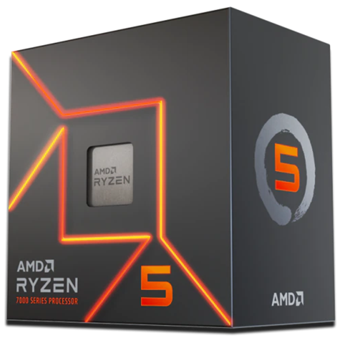 Processador AMD Ryzen 5 7600, 3.8GHz (5.1GHz Turbo), 6-Cores 12-Threads, AM5, Com Cooler AMD Wraith Stealth, 100-100001015BOX - OPEN BOX