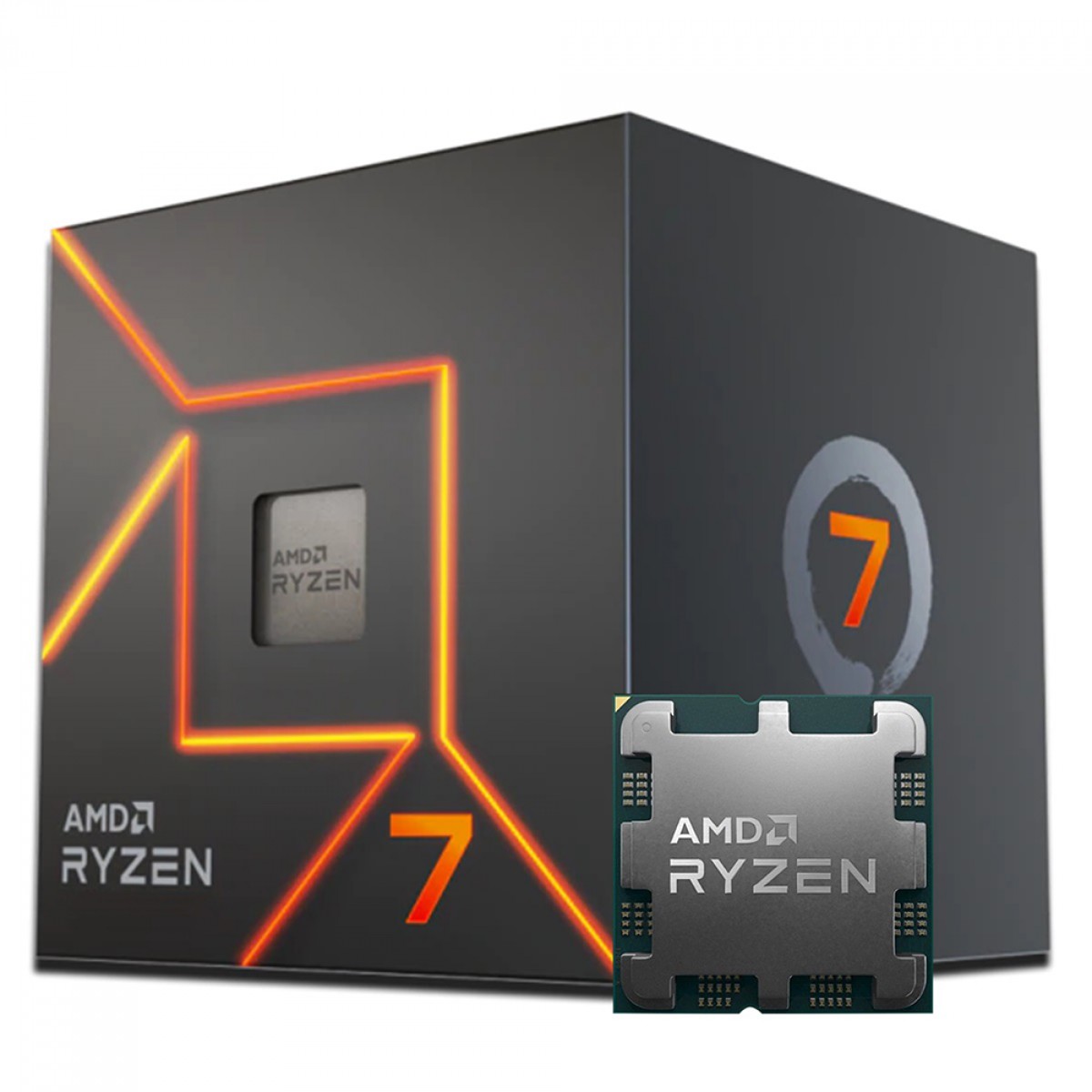 Processador AMD Ryzen 7 8700G, 4.2GHz (5.1GHz Turbo), 8-Cores 16-Threads, AM5, Com Cooler AMD Wraith Stealth, 100-100001236BOX