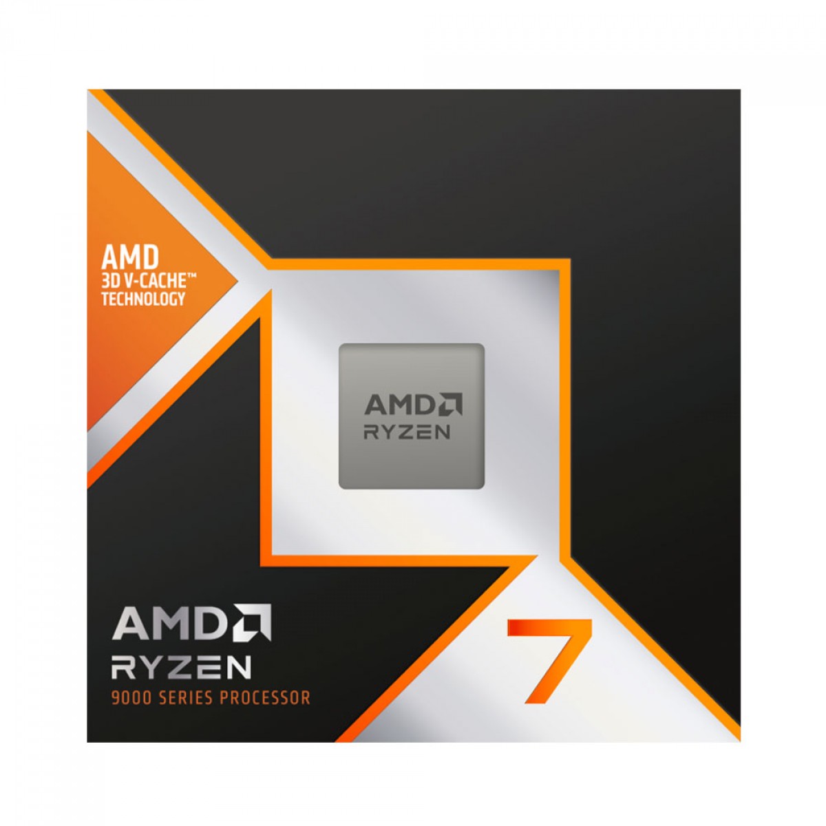 Processador AMD Ryzen 7 9800X3D, 4.7GHz (5.2GHz Turbo), 8-Cores 16-Threads, AM5, Sem Cooler, 100-100001084WOF