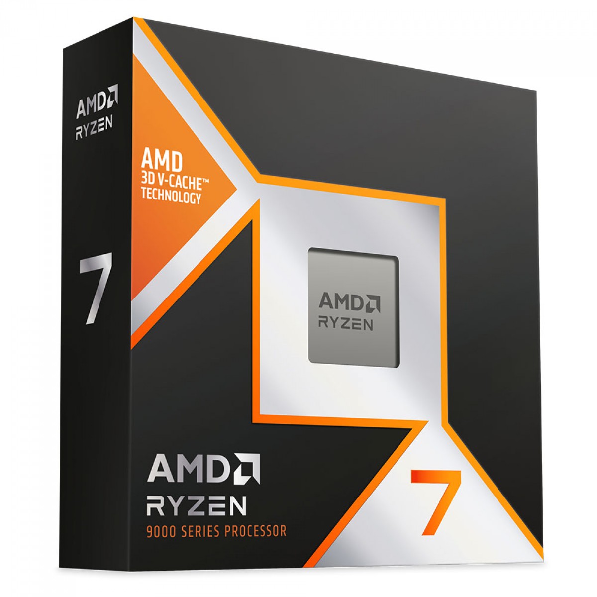 Processador AMD Ryzen 7 9800X3D, 4.7GHz (5.2GHz Turbo), 8-Cores 16-Threads, AM5, Sem Cooler, 100-100001084WOF