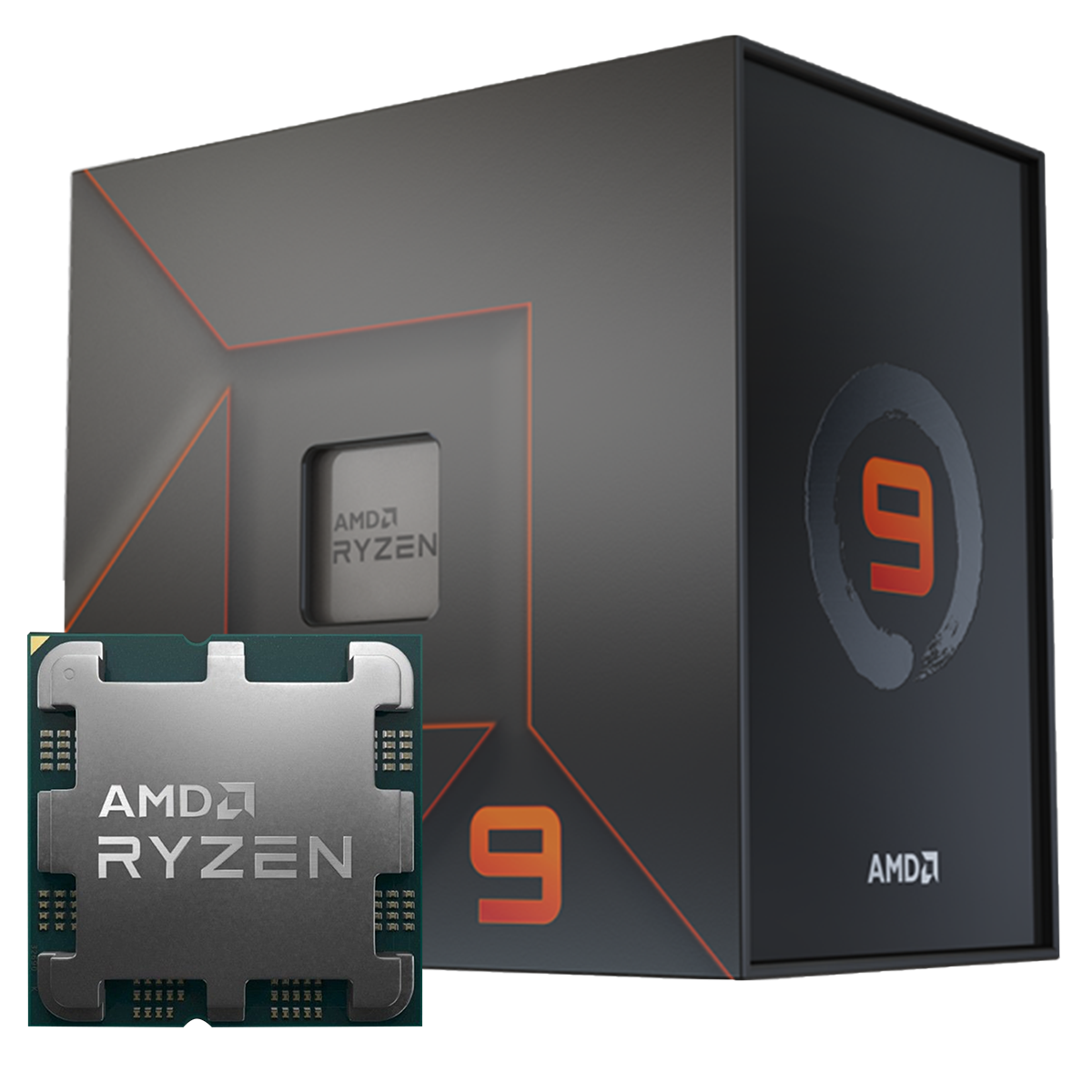 Processador AMD Ryzen 9 7950X, 4.5GHz (5.7GHz Turbo), 16-Cores 32-Threads, AM5, Sem Cooler, 100-100000514WOF