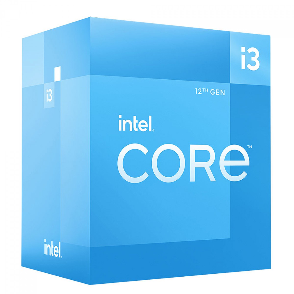 Processador Intel Core i3 12100, 3.3GHz (4.3GHz Turbo), 12ª Geração, 4-Cores 8-Threads, LGA 1700, Com Cooler, BX8071512100