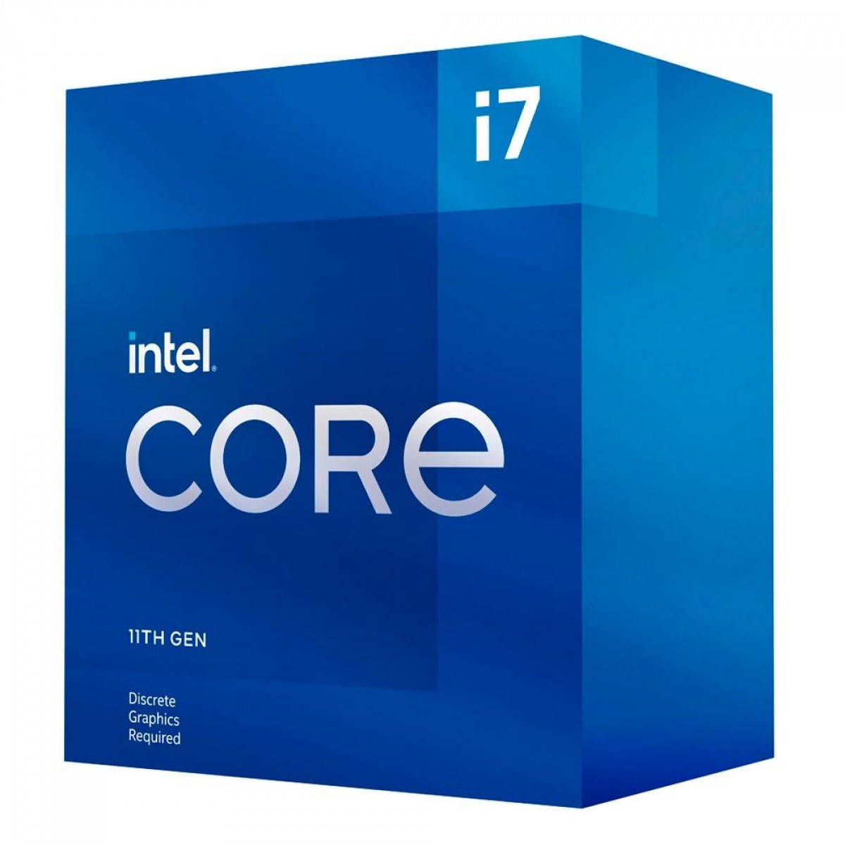 Processador Intel Core i7 11700F 2.5GHz (4.9GHz Turbo), 11ª Geração, 8-Cores 16-Threads, LGA 1200, BX8070811700F