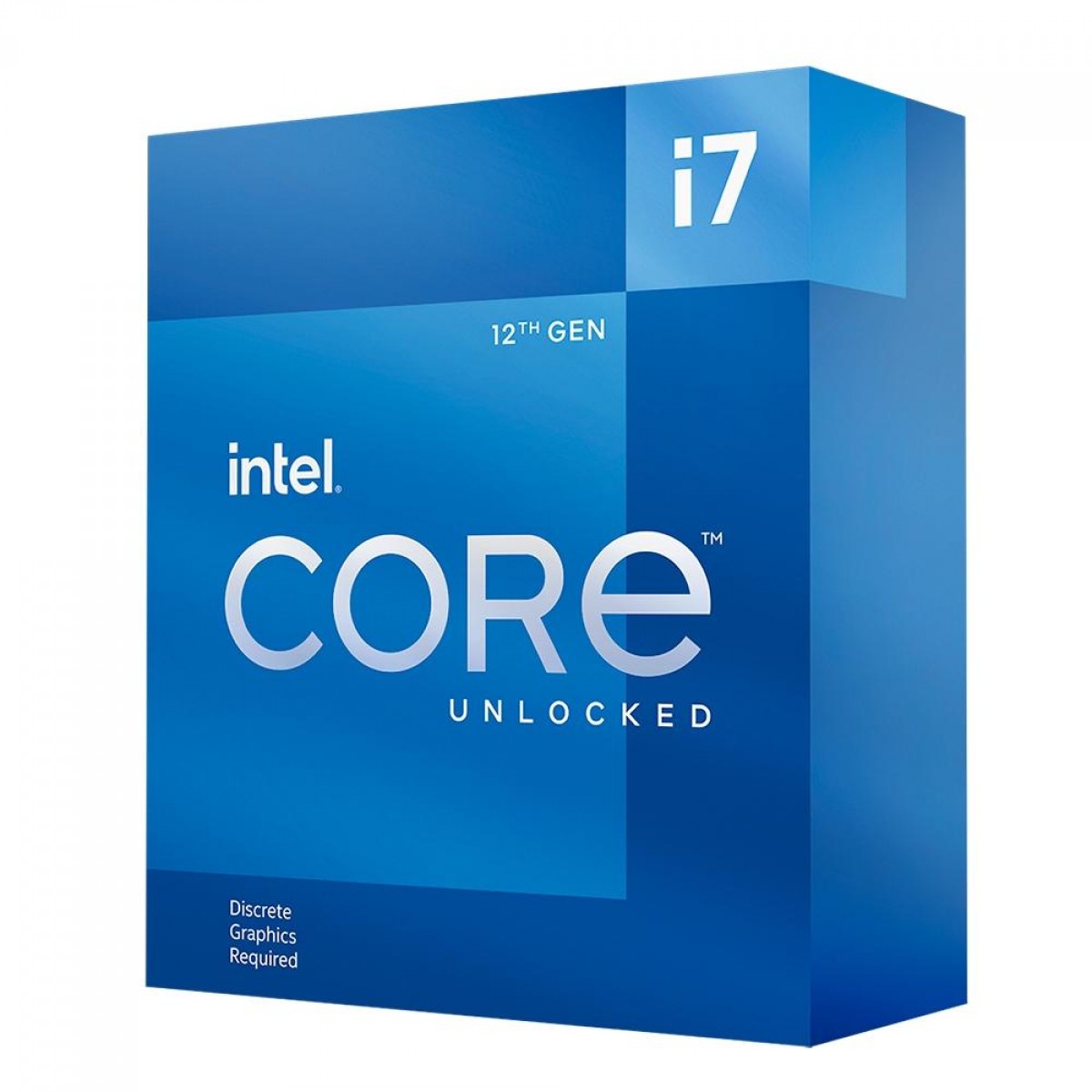 Processador Intel Core i7 12700KF 3.6GHz (5.0GHz Turbo), 12ª Geração, 12-Cores 20-Threads, LGA 1700, Sem Cooler BX8071512700KF