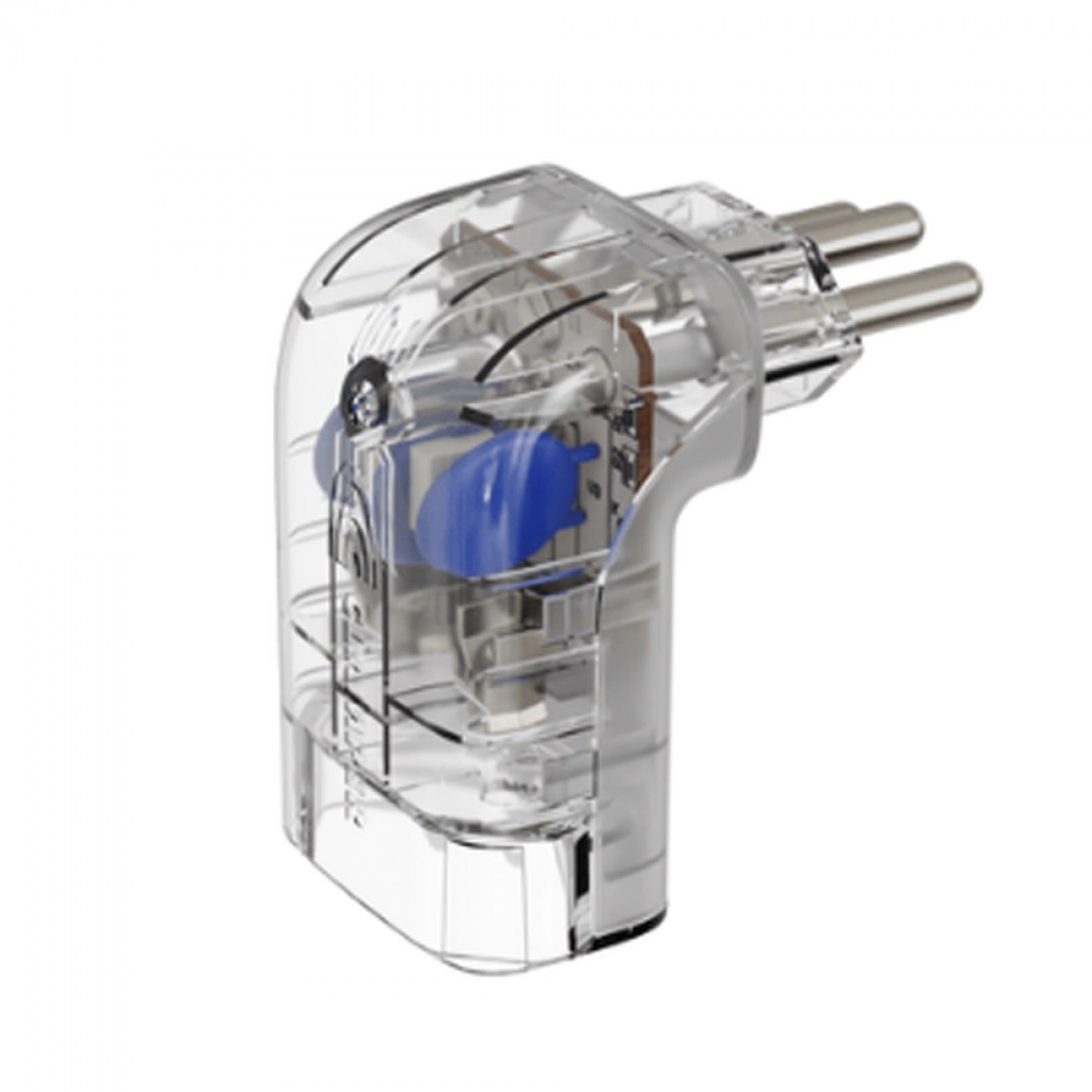 Protetor CLAMPER Pocket Fit 3P, 10 Amperes, Bivolt, Formato Fit 90º, Transparente