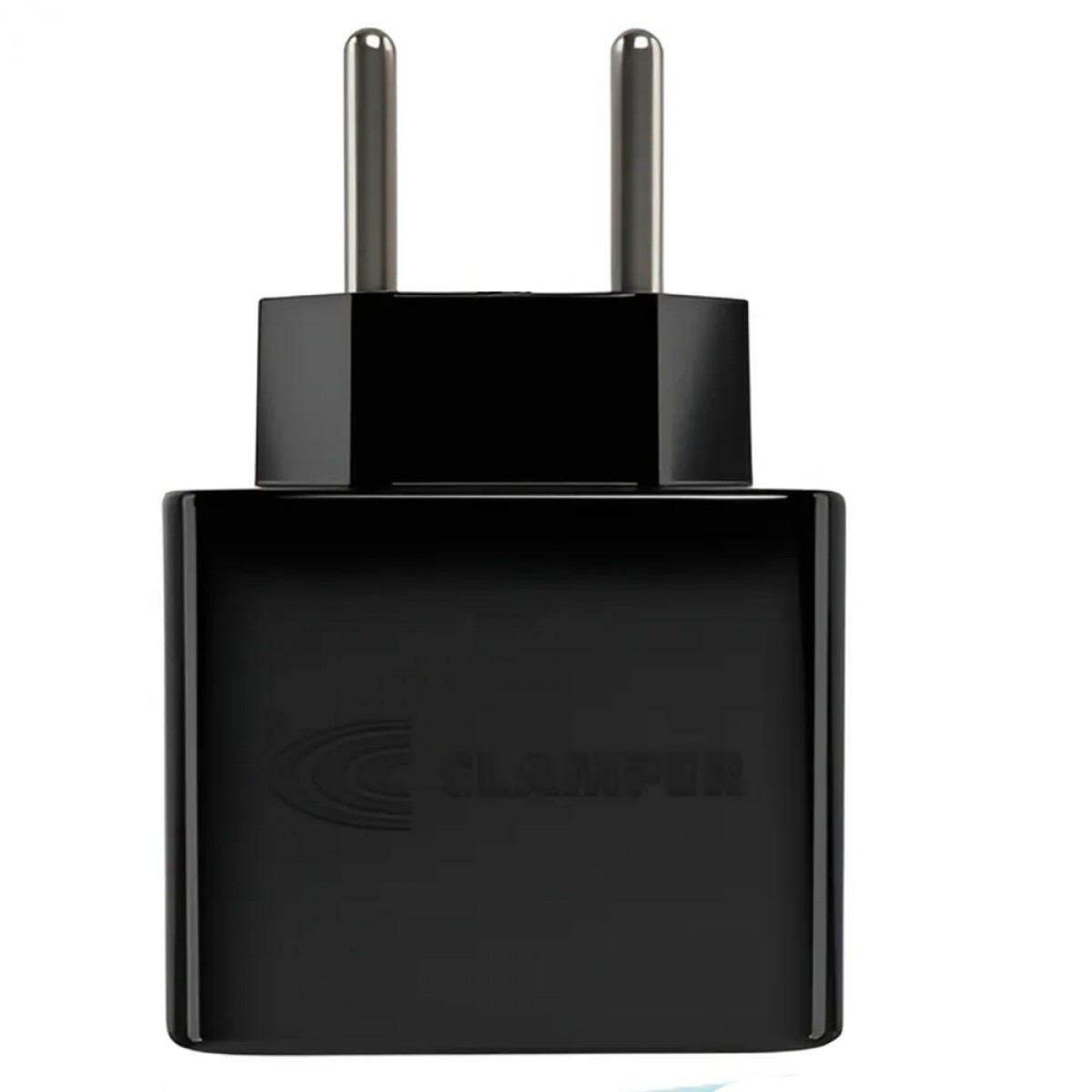 Protetor CLAMPER Pocket LCF, 2 Pinos, 10 Amperes, Bivolt, Preto