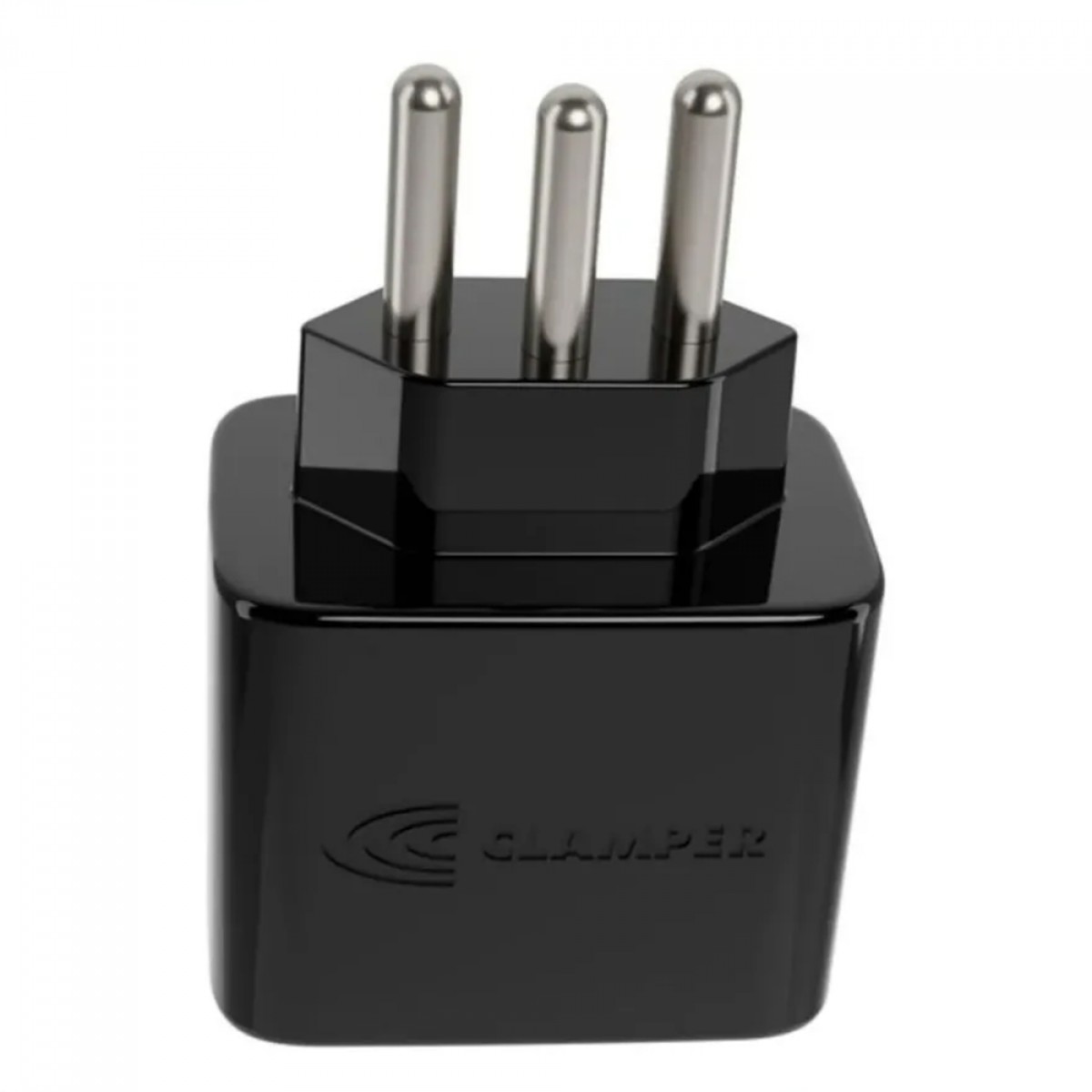 Protetor CLAMPER Pocket LCF, 3 Pinos, 20 Amperes, Bivolt, Preto