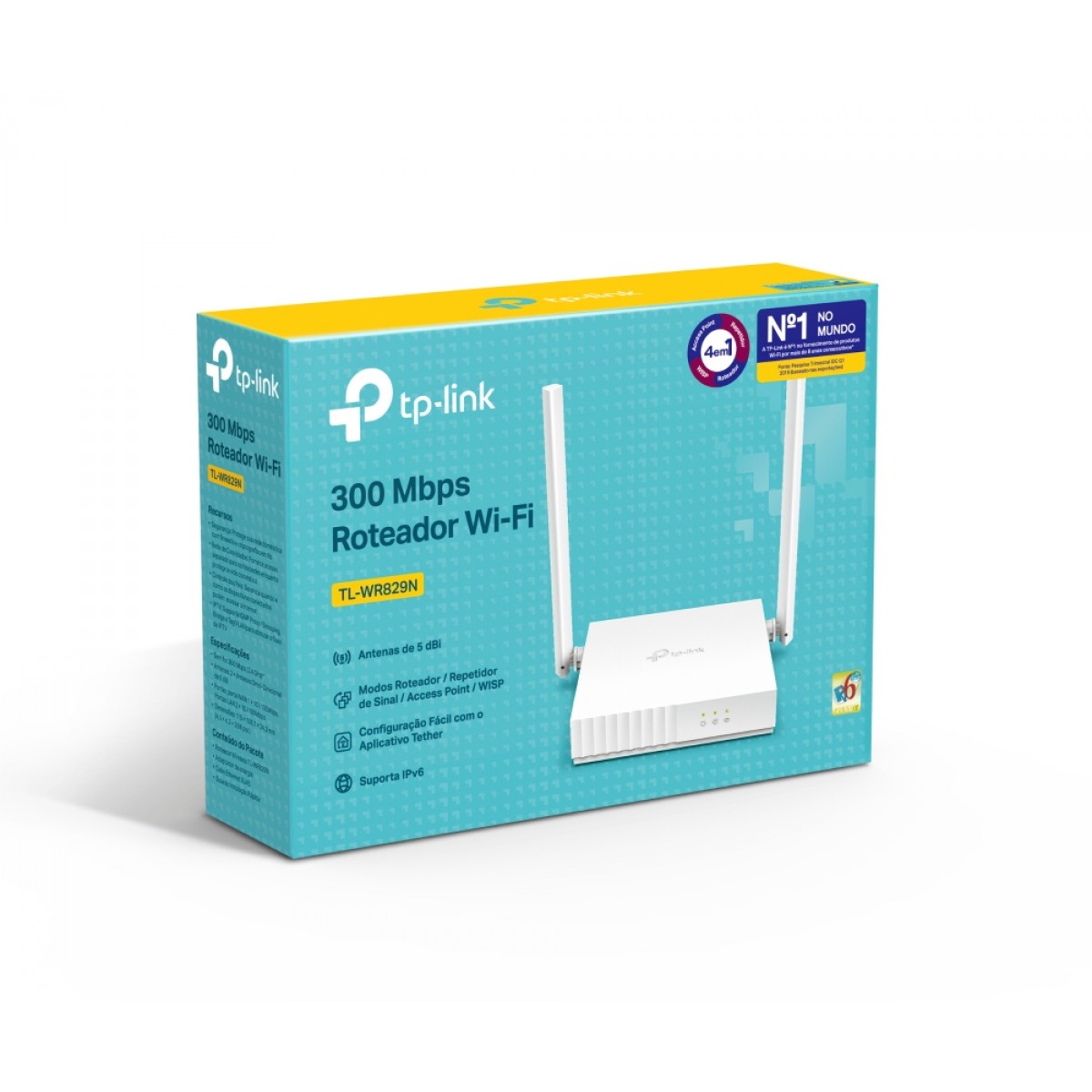 Roteador TP-LINK Wireless N 300Mbps, TL-WR829N