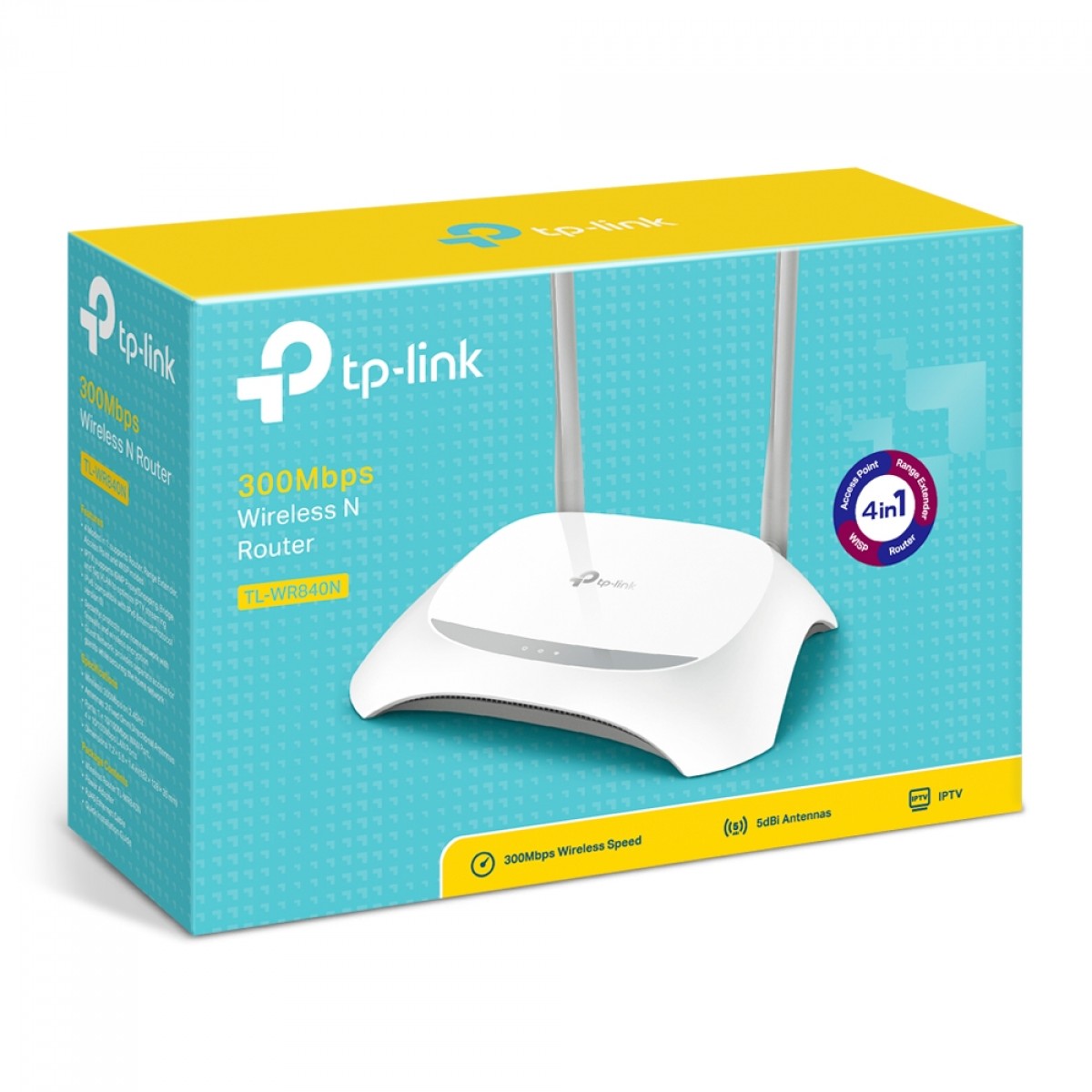 Roteador Wireless N TP-LINK, 300Mbps, TL-WR840N W