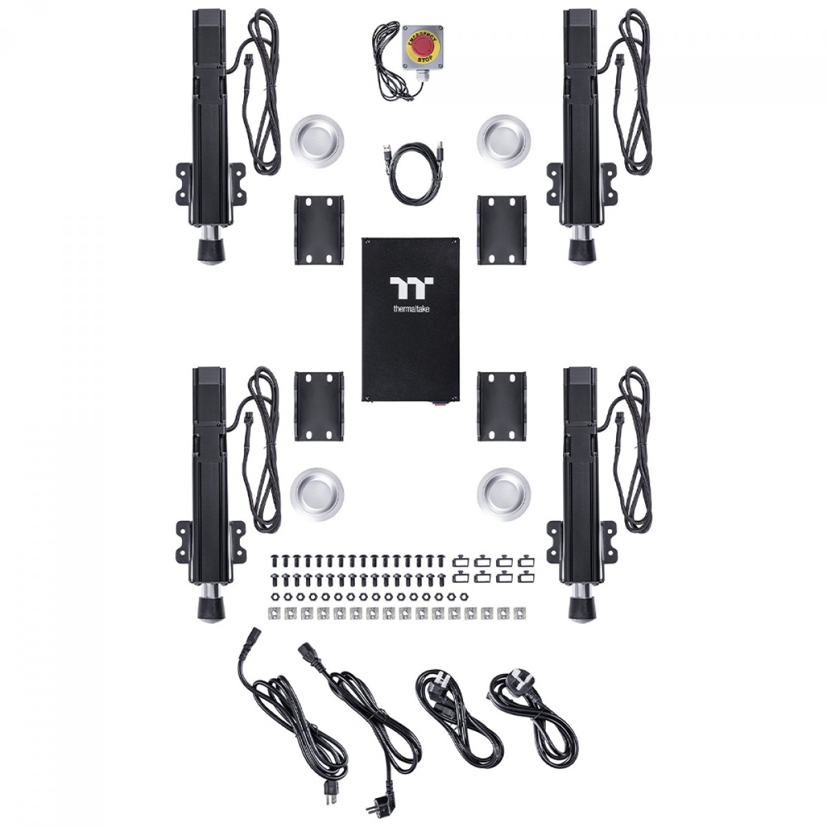 Sistema de Movimento Thermaltake GM5 3DOF, Para Simulador, Preto, GSC-GM5-MSASBB-11