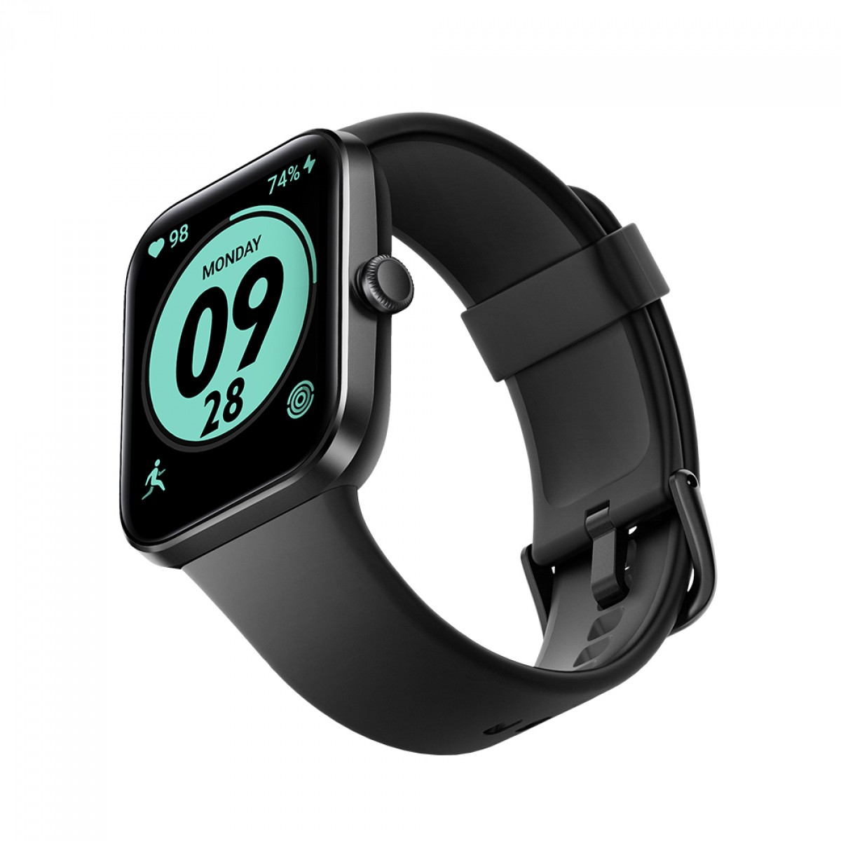 Relógio SmartWatch SuperFrame Smart 600, 1.69", Bluetooth, Monitoramento de Frequência Cardíaca, Music Control, Homologado pela ANATEL, Black, SW-600-P