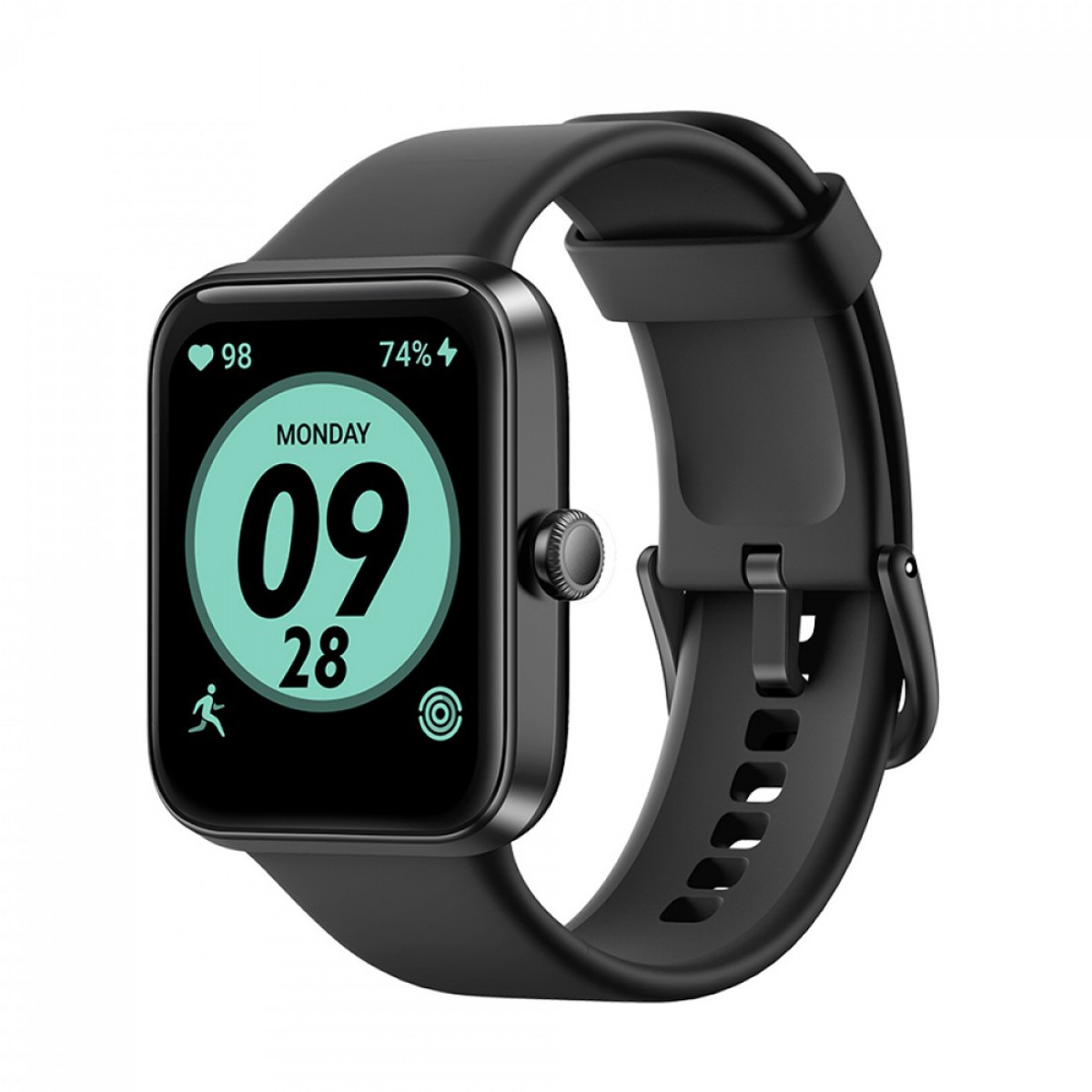 Relógio SmartWatch SuperFrame Smart 600, 1.69", Bluetooth, Monitoramento de Frequência Cardíaca, Music Control, Homologado pela ANATEL, Black, SW-600-P