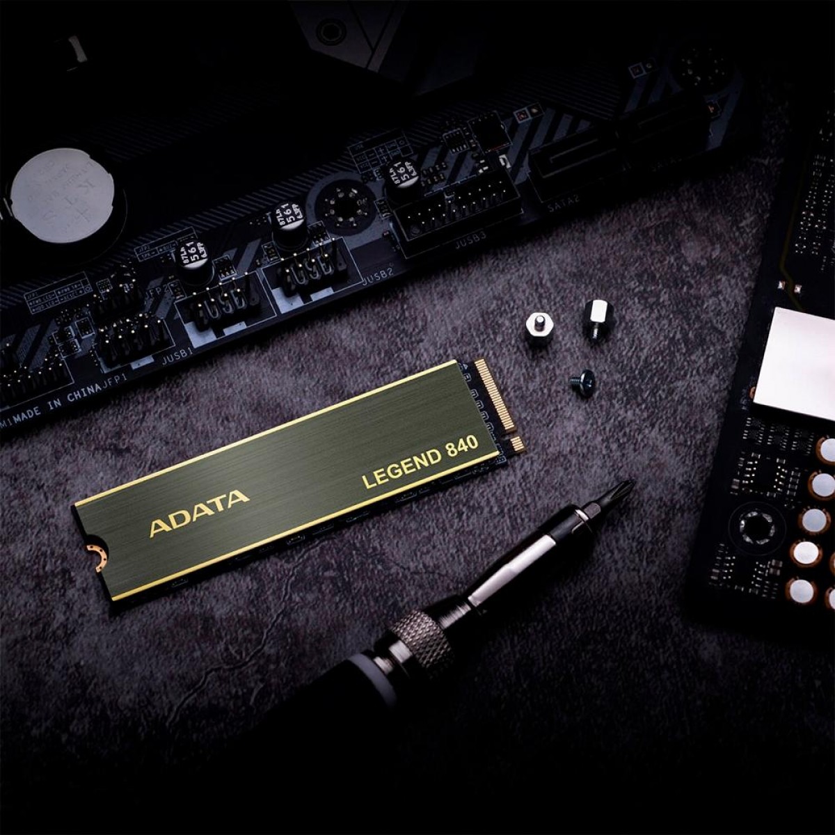 SSD Adata Legend 840 1TB, M.2 2280 NVMe 1.4, Leitura 5000MBs e Gravação 4500MBs, ALEG-840-1TCS