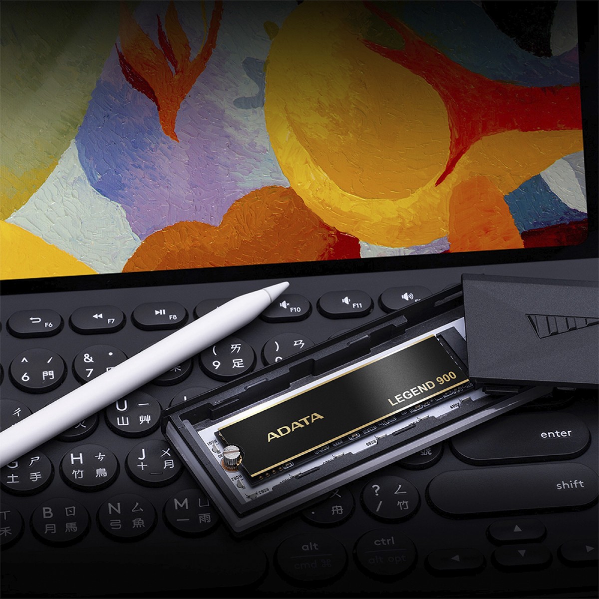 SSD Adata Legend 900, 2TB, M.2 2280 NVMe, Leitura 7000MBs e Gravação 5400MBs, SLEG-900-2TCS