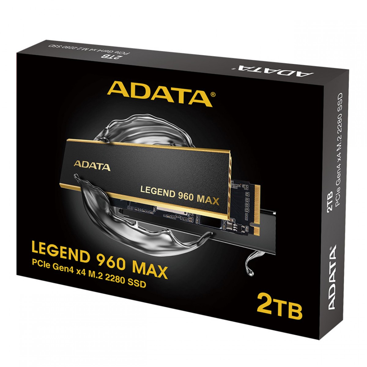 SSD Adata Legend 960 MAX 2TB, M.2 2280 NVMe 1.4, Leitura 7400MBs e Gravação 6800MBs, ALEG-960M-2TCS