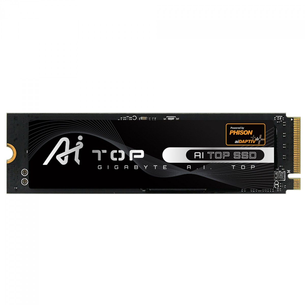 SSD Gigabyte AI TOP (Otimizado para IA) 100E, 1TB, M.2 2280, NVMe 1.4, PCIe 4.0, Leitura 7200MB/s Gravação 6500MB/s, AI100E1TB