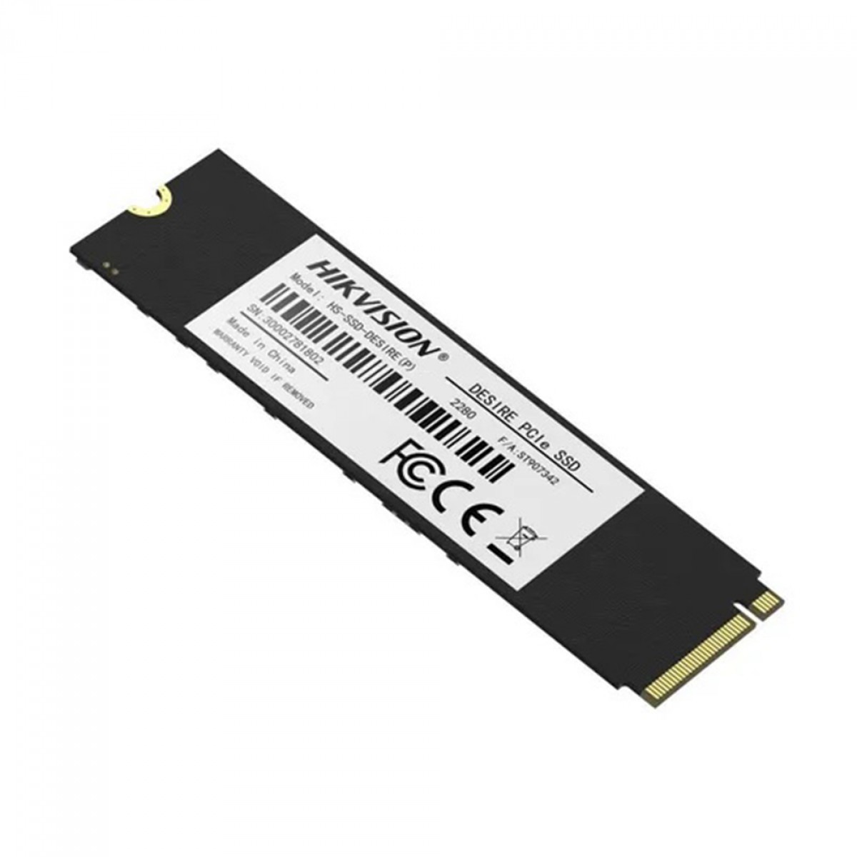 SSD Hikvision Desire, 128GB, M.2 NVMe, Leitura 500MBs e Gravação 1200MBs, HS-SSD-DESIRE(P) 128G