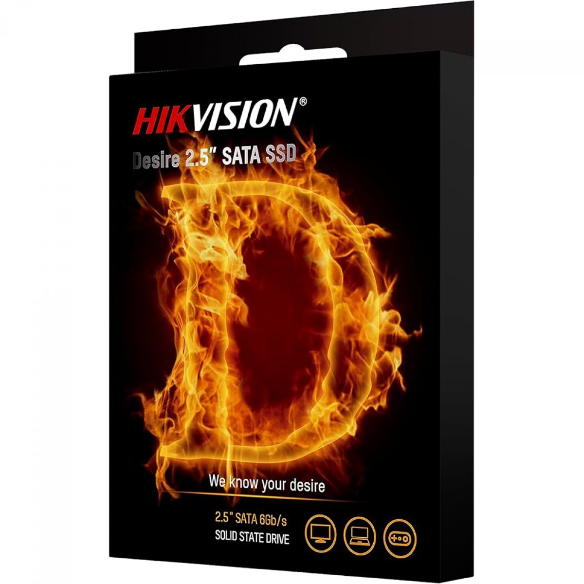 SSD Hikvision Desire, 512GB, SATA III, Leitura 560MBS e Gravação 505MBs, HS-SSD-Desire(S)/512G