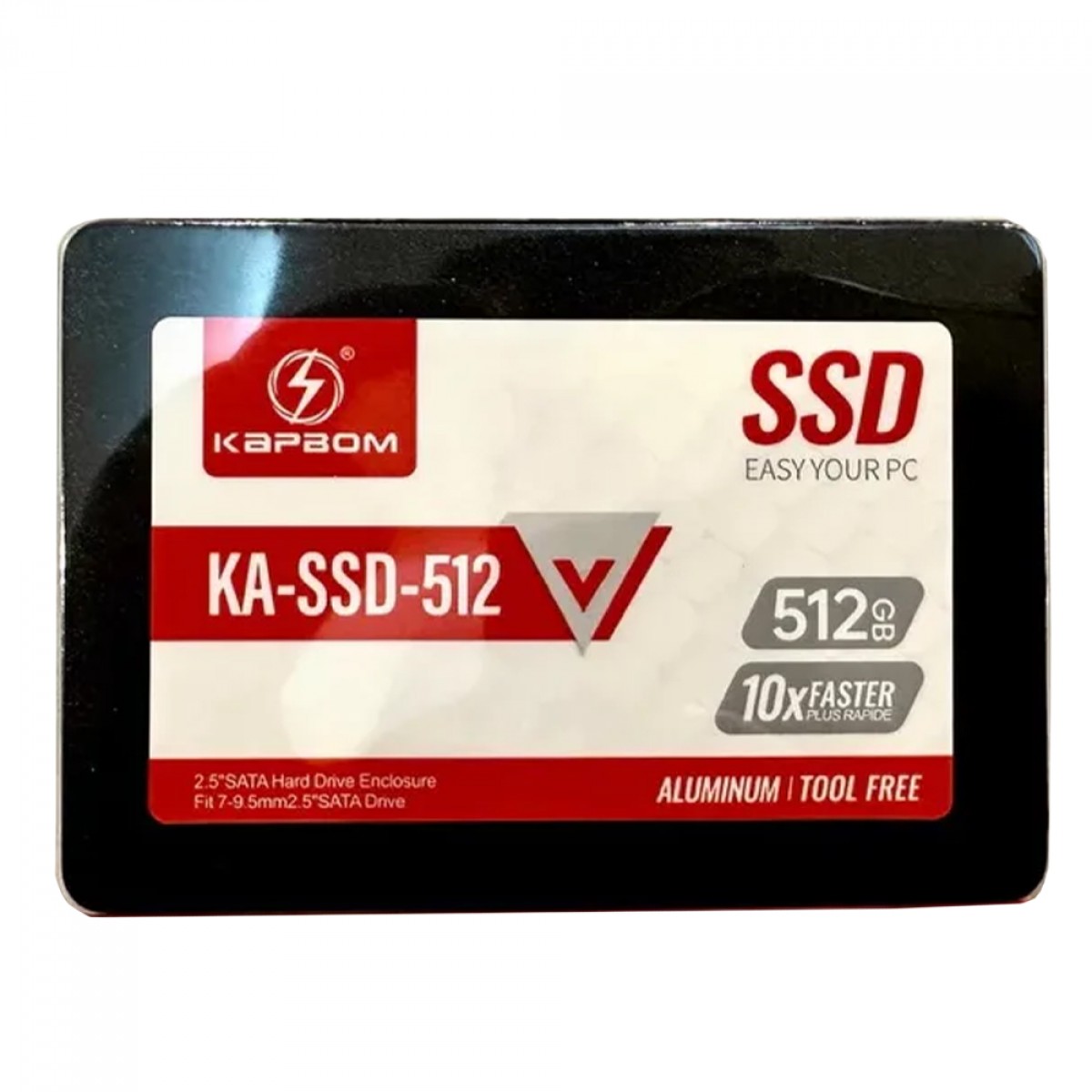 SSD Kapbom, 512GB, Sata III, Leitura 550MBs e Gravação 500MBs, KA-SSD-512
