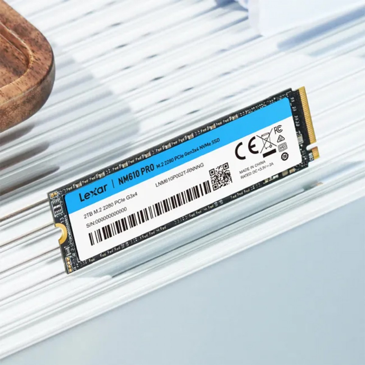 SSD Lexar NM610 Pro, 500GB, M.2 NVMe, leitura De 3000MBs, Gravação 1700MBs, Preto, LNM610P500G-RNNNG