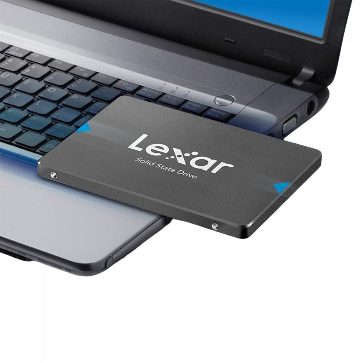 SSD Lexar NQ100, 256GB, SATA III, Leitura 550MB/s, Gravação 500MB/s, LNQ100X256G-RNNNG