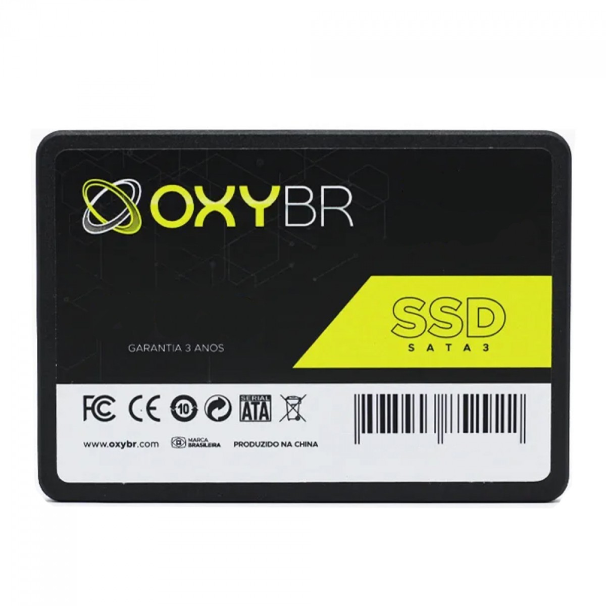 SSD OxyBR, 480GB, Sata III, Leitura 550MBs e Gravação 500MBs