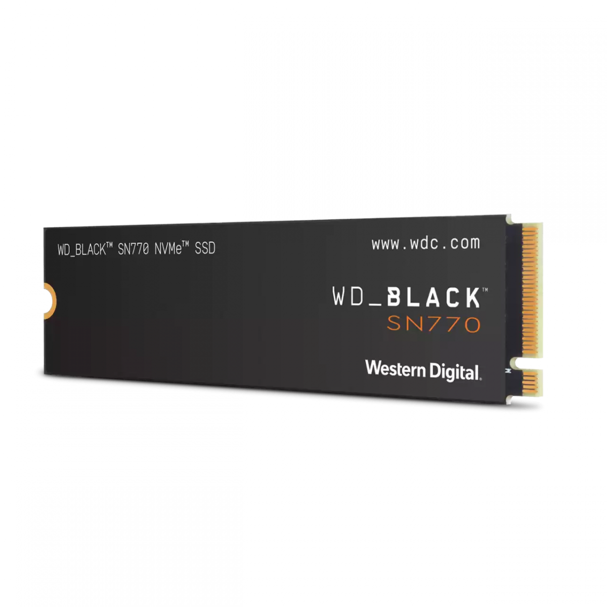 SSD WD_Black SN770 1TB, M.2 2280, NVMe, Leitura 5150MBs e Gravação 4900MBs, WDS100T3X0E