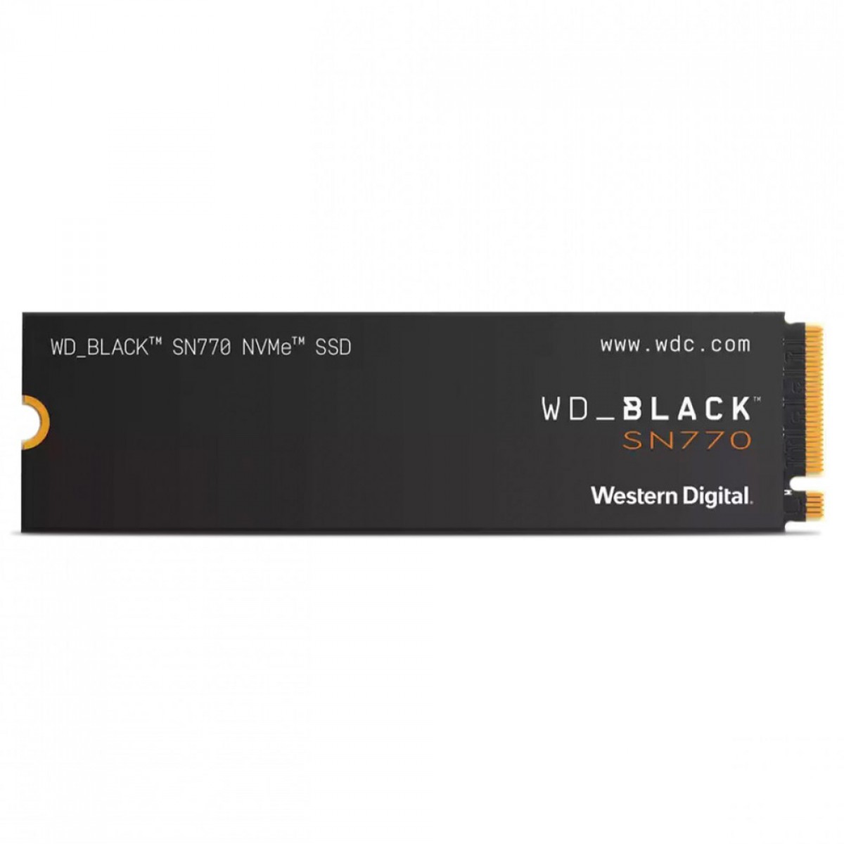 SSD WD_Black SN770 2TB, M.2 2280, NVMe, Leitura 5150MBs e Gravação 4850MBs, WDS200T3X0E