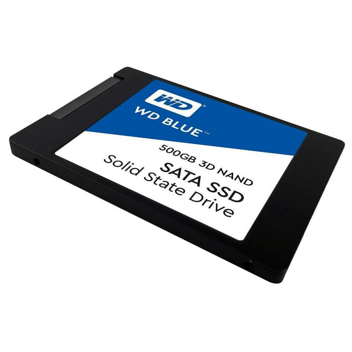SSD WD Blue 500GB, Sata III, Leitura 560MBs e Gravação 530MBs, WDS500G2B0A 