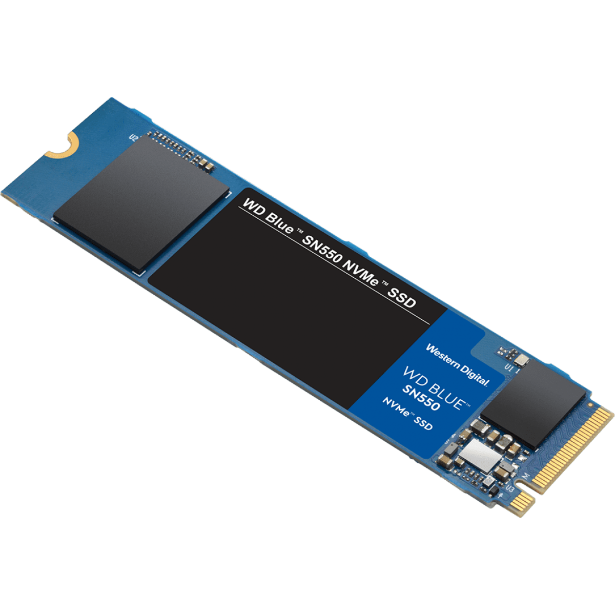 SSD WD Blue SN550 250GB, M.2 2280, NVME, Leitura 2400MBs e Gravação 950MBs, WDS250G2B0C
