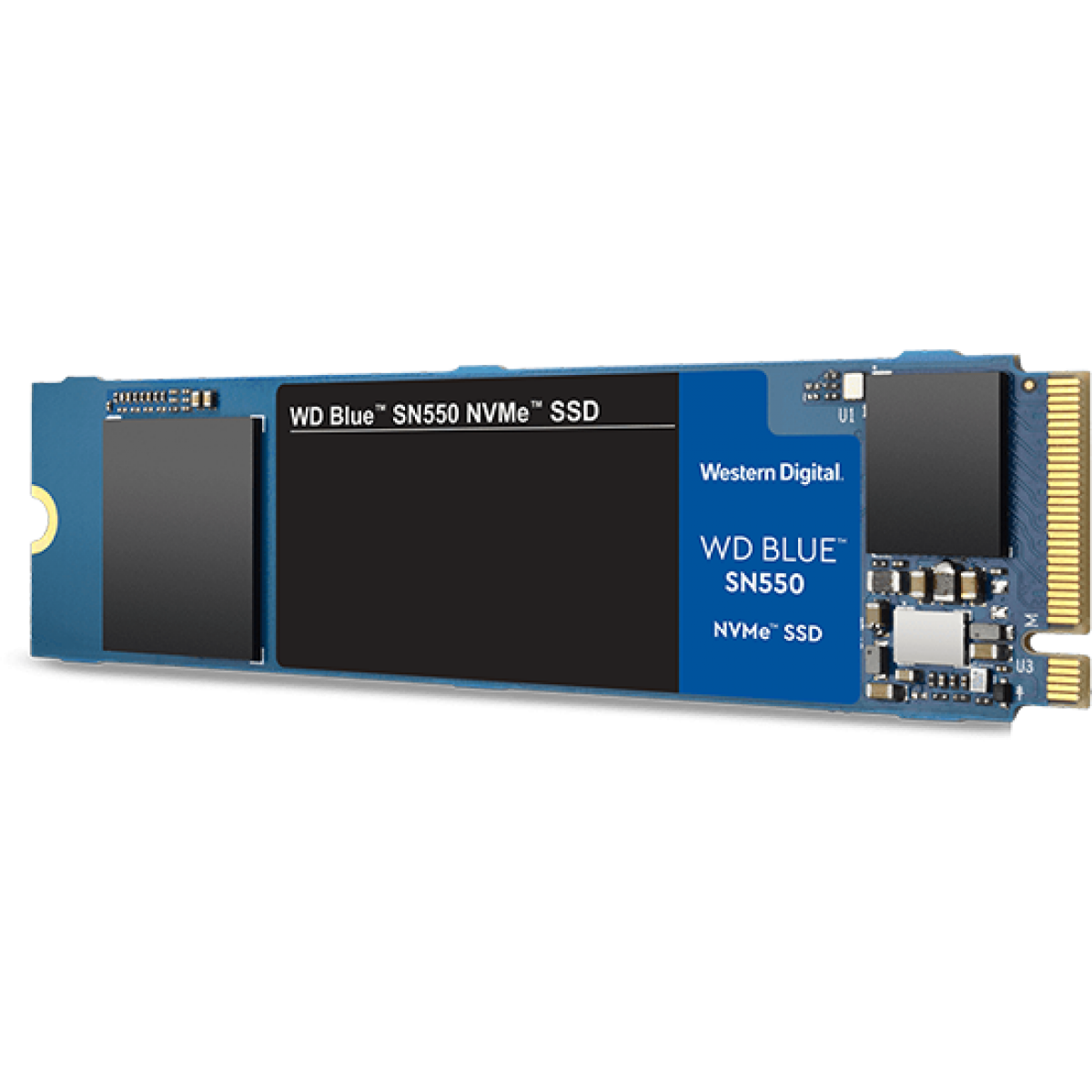 SSD WD Blue SN550 500GB, M.2 2280, NVME, Leitura 2400MBs e Gravação 1750MBs, WDS500G2B0C