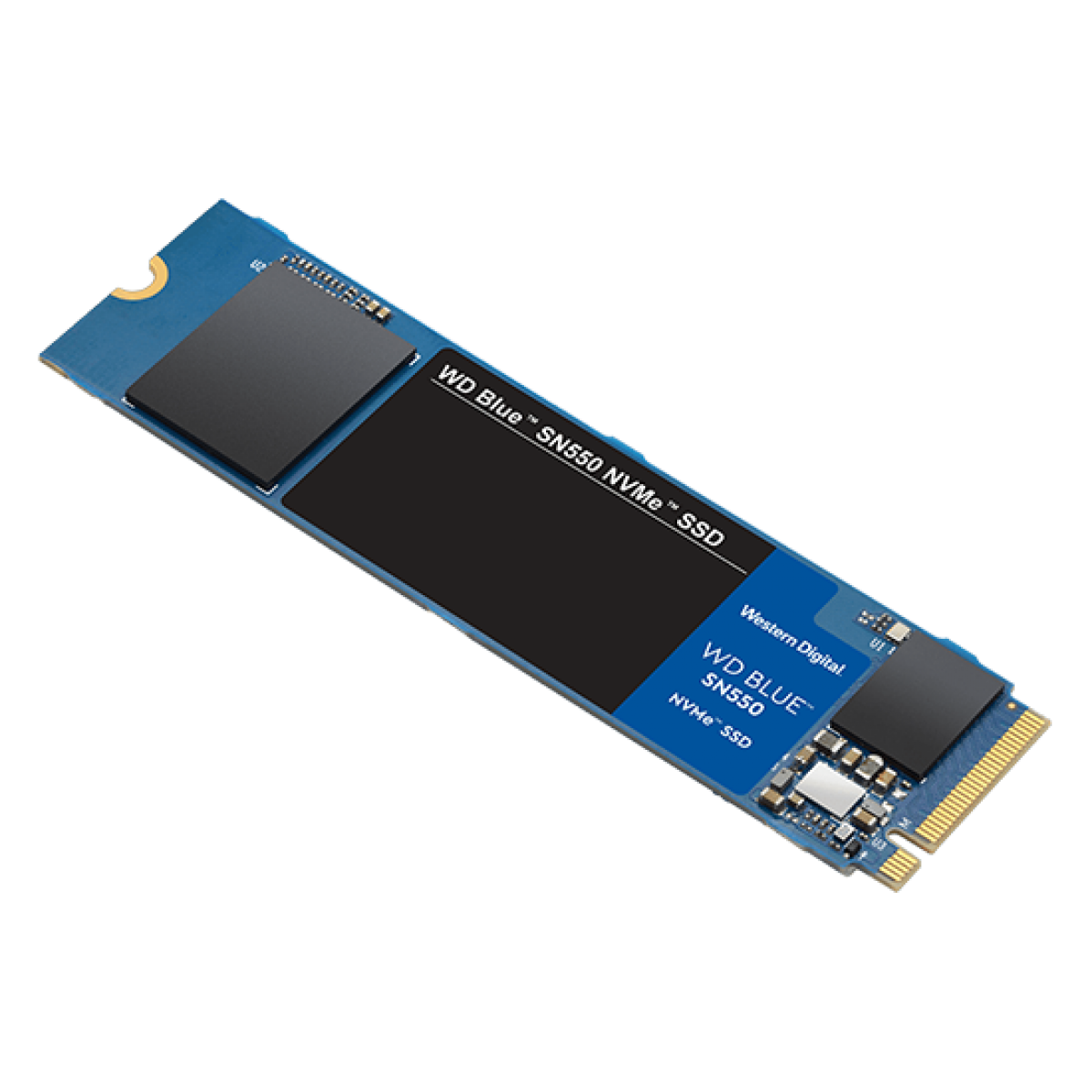 SSD WD Blue SN550 500GB, M.2 2280, NVME, Leitura 2400MBs e Gravação 1750MBs, WDS500G2B0C