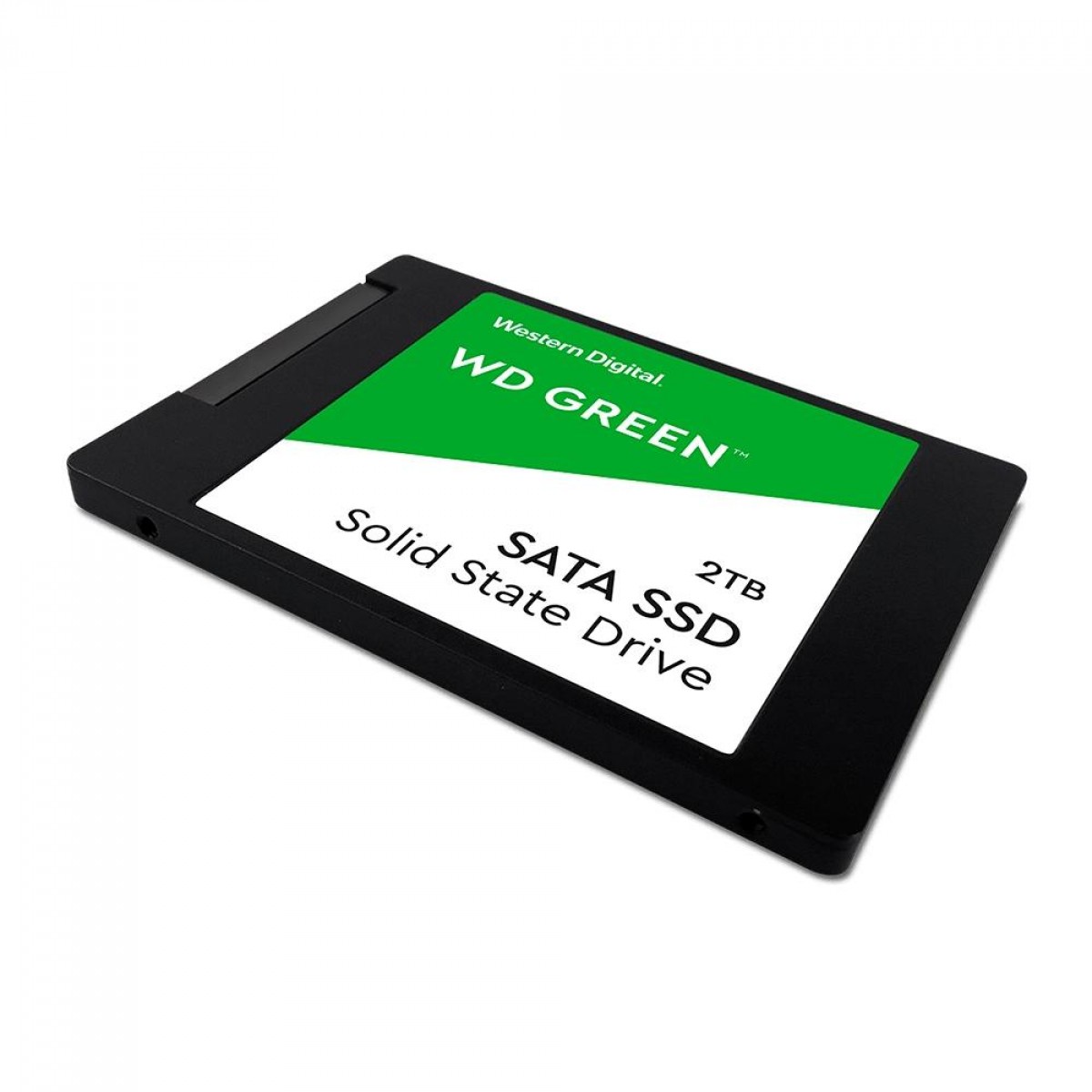 SSD WD Green 2TB, Sata III, Leitura 545MBs e Gravação 460MBs, WDS200T2G0A