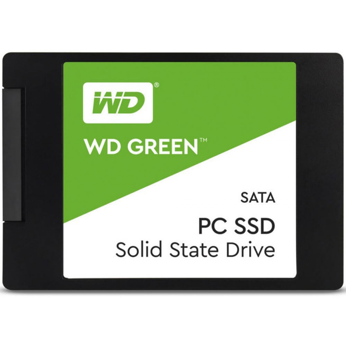 SSD WD Green 480GB, Sata III, Leitura 545MBs e Gravação 430MBs, WDS480G2G0A