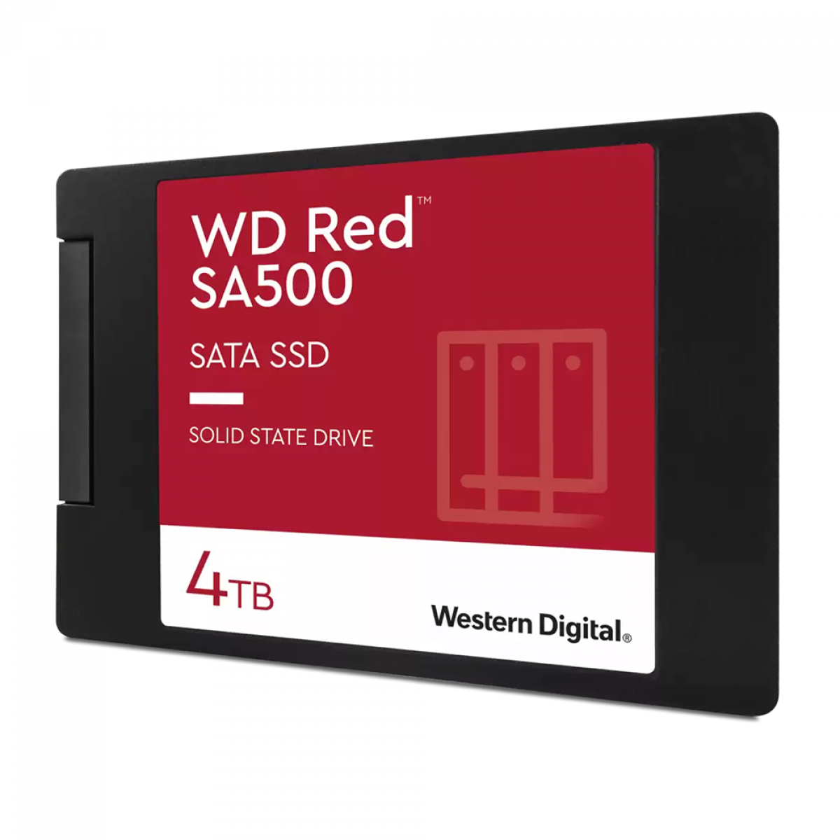 SSD WD_Red SA500, 4TB, Sata III, Leitura 560MBs e Gravação 530MBs. WDS400T1R0A