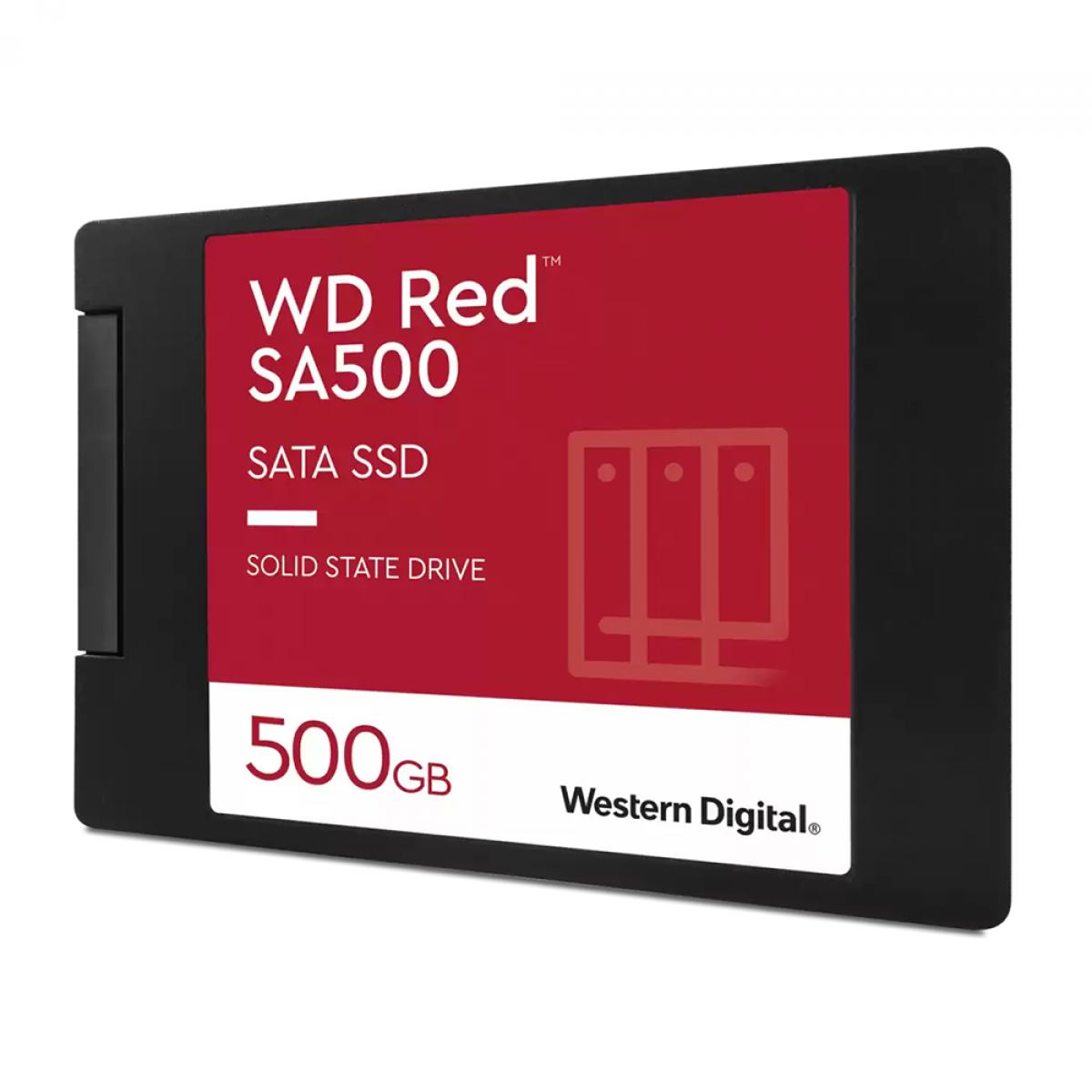 SSD WD_Red SA510, 500GB, Sata III, Leitura 560MBs e Gravação 530MBs. WDS500G1R0A