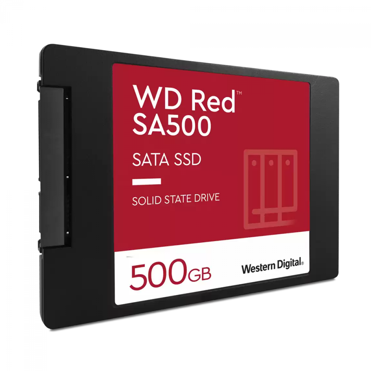 SSD WD_Red SA510, 500GB, Sata III, Leitura 560MBs e Gravação 530MBs. WDS500G1R0A