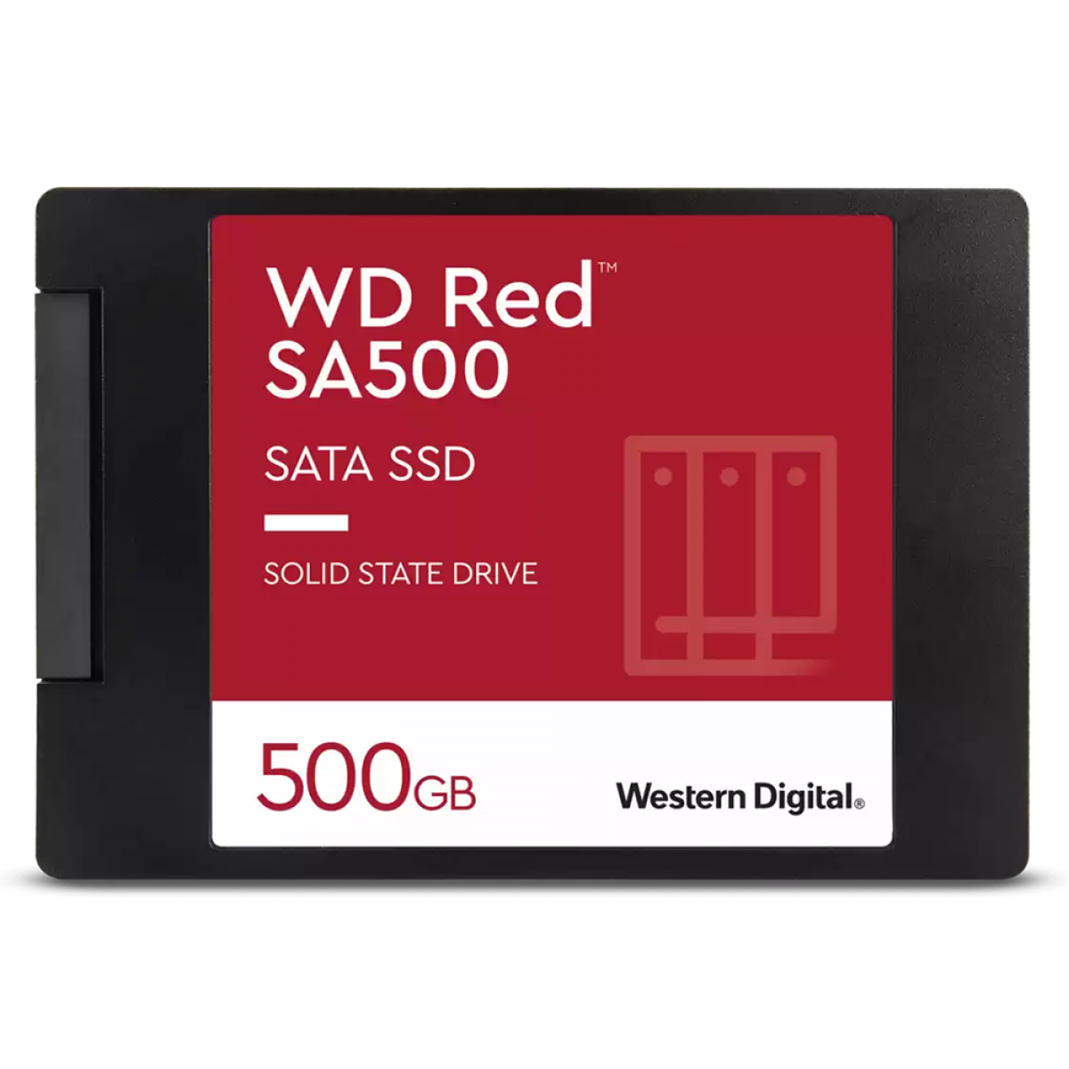 SSD WD_Red SA510, 500GB, Sata III, Leitura 560MBs e Gravação 530MBs. WDS500G1R0A