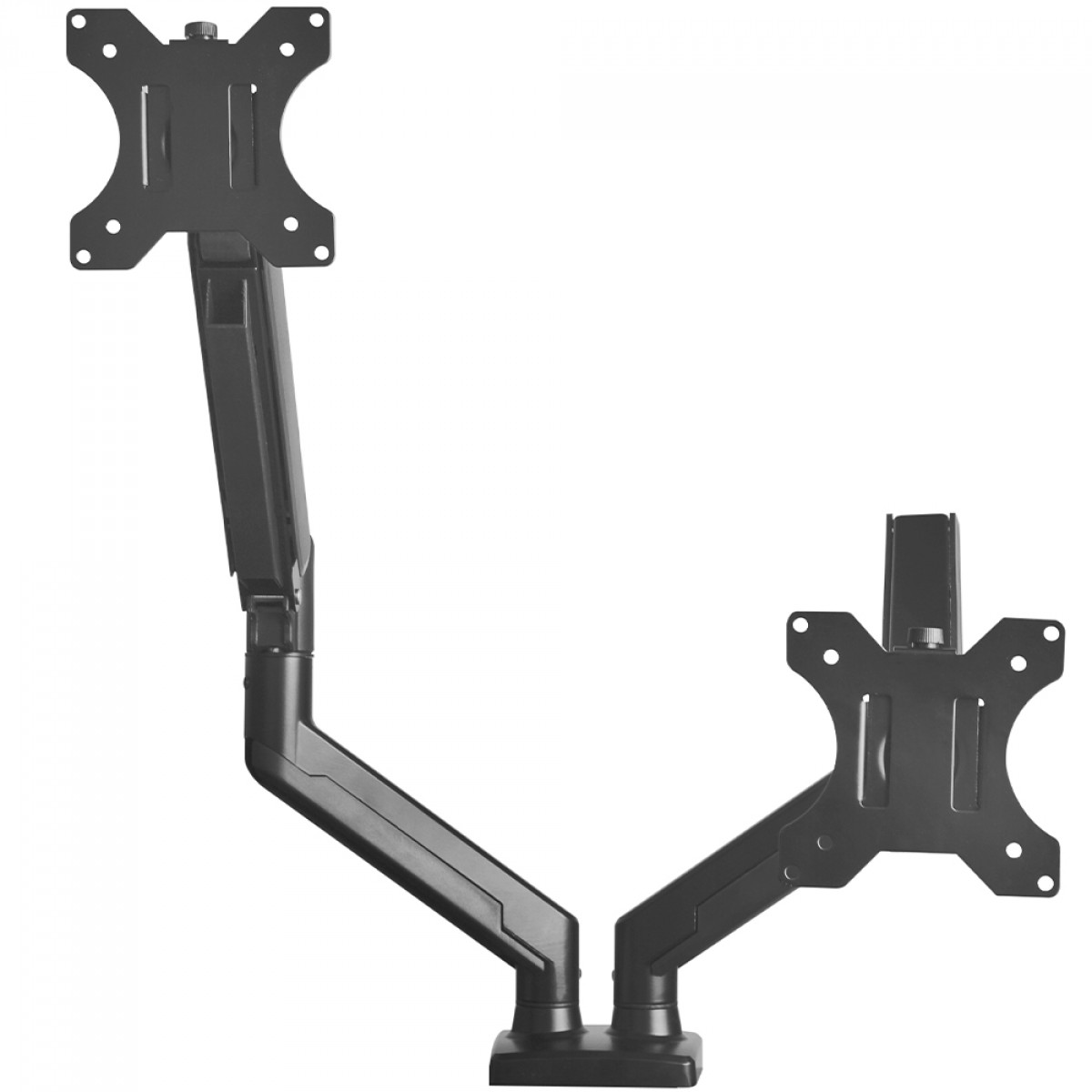 Suporte de Mesa Bluecase Ergo Flexy, Articulado, Com Pistão, Para 2 Monitores 12 Até 32 Pol, Preto, BSMTG02-3BBX