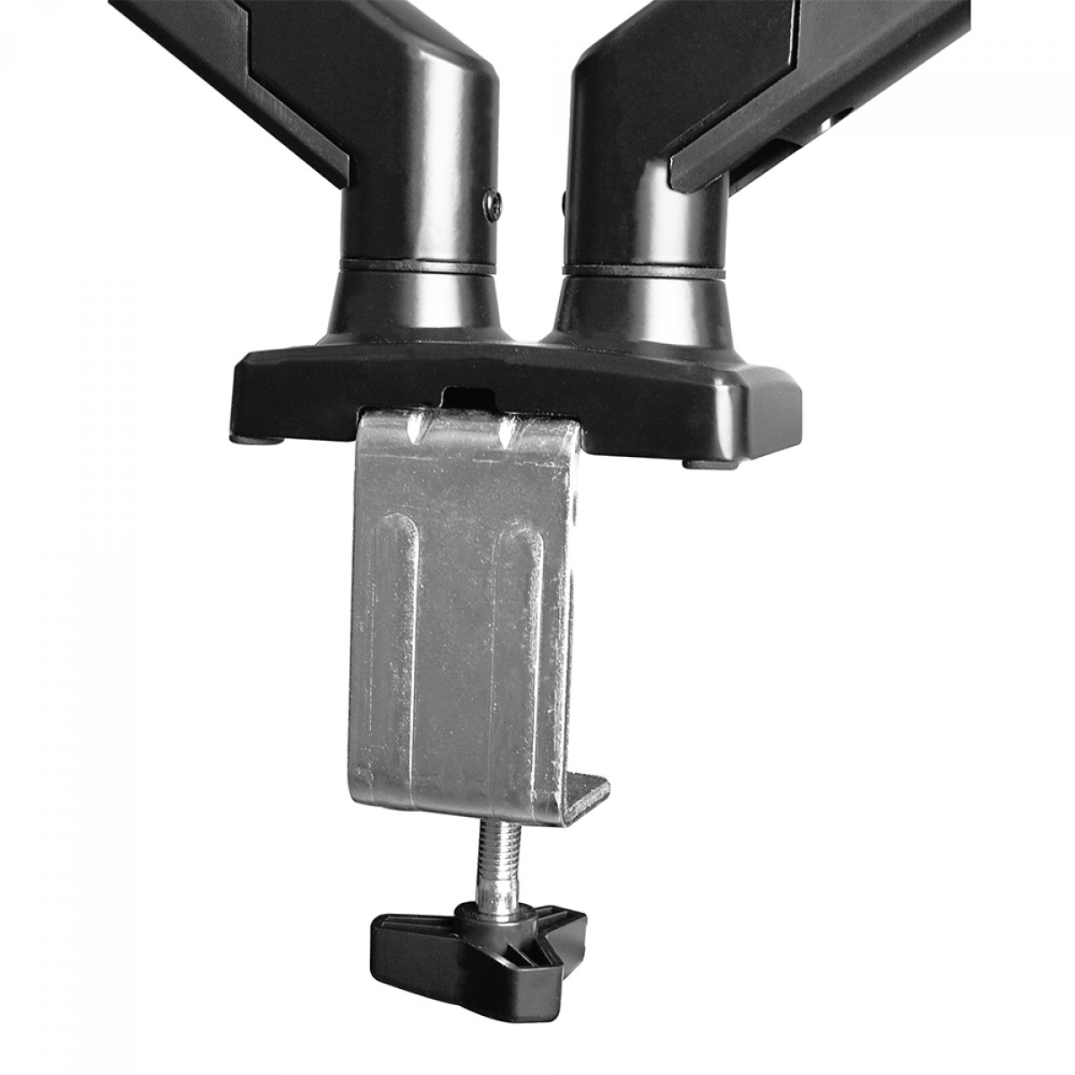 Suporte de Mesa Bluecase Ergo Flexy, Articulado, Com Pistão, Para 2 Monitores 12 Até 32 Pol, Preto, BSMTG02-3BBX