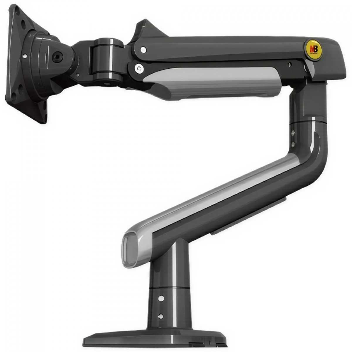 Suporte de Mesa North Bayou A5, Articulado, Para Monitores 27 Até 50 Pol, Preto