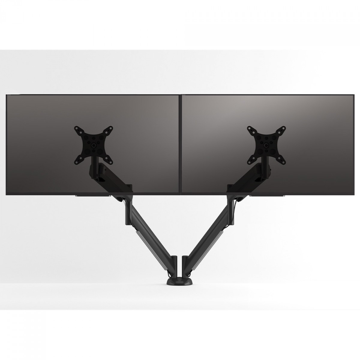 Suporte de Mesa Octoo Clipway M2, Articulado, Para 2 Monitores Até 24 Pol, Preto